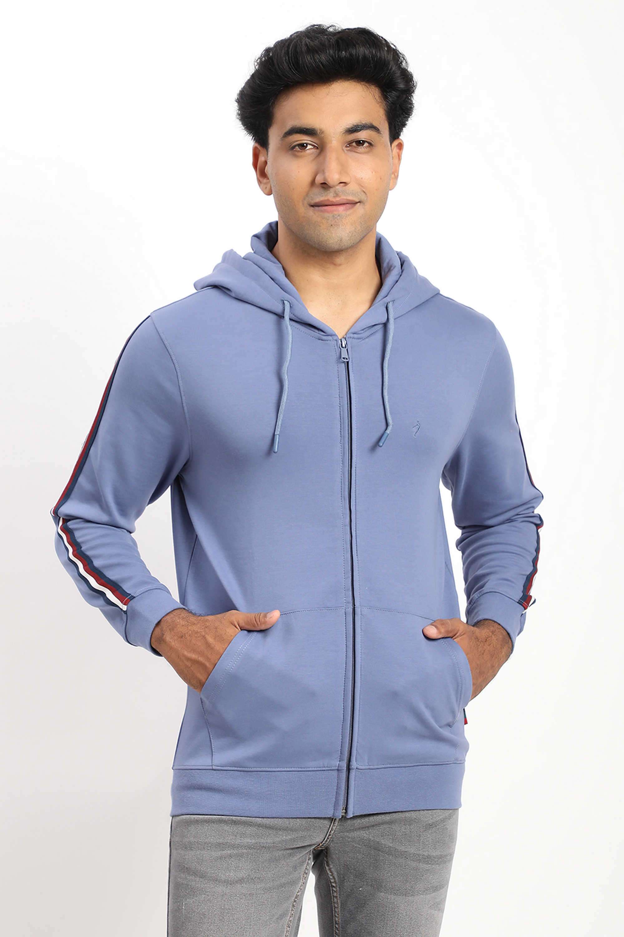 Solid-Cotton-Blend-Regular-Fit-Men-s-Sweatshirt