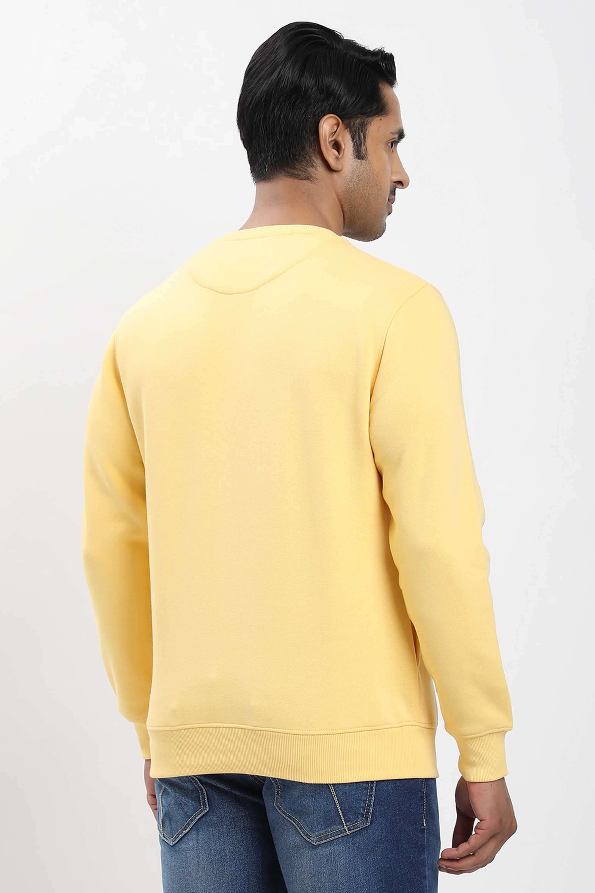 Solid-Cotton-Blend-Round-Neck-Men-s-Sweatshirt