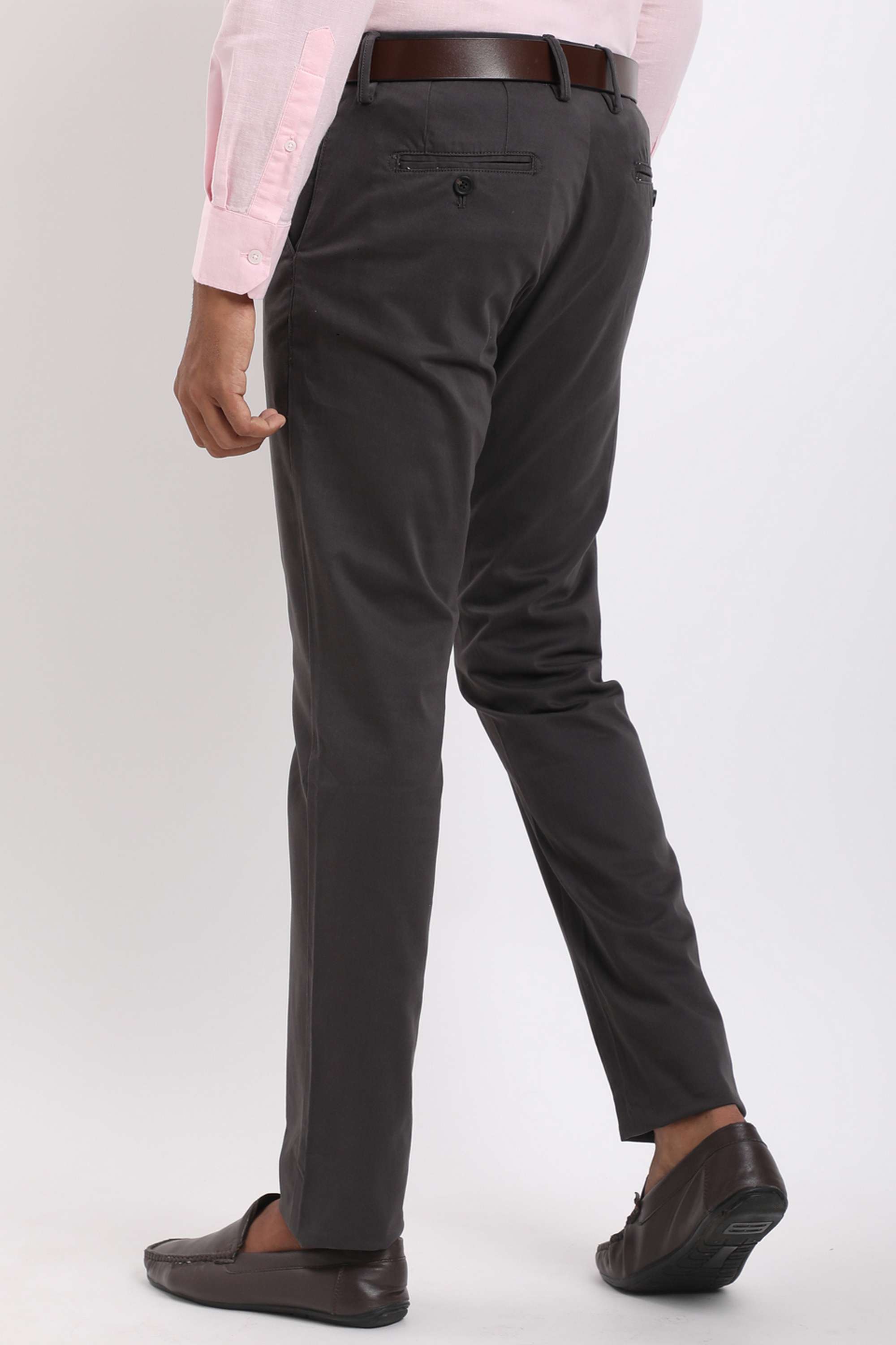 Solid-Cotton-Blend-Regular-Fit-Men-s-Casual-Wear-Trousers