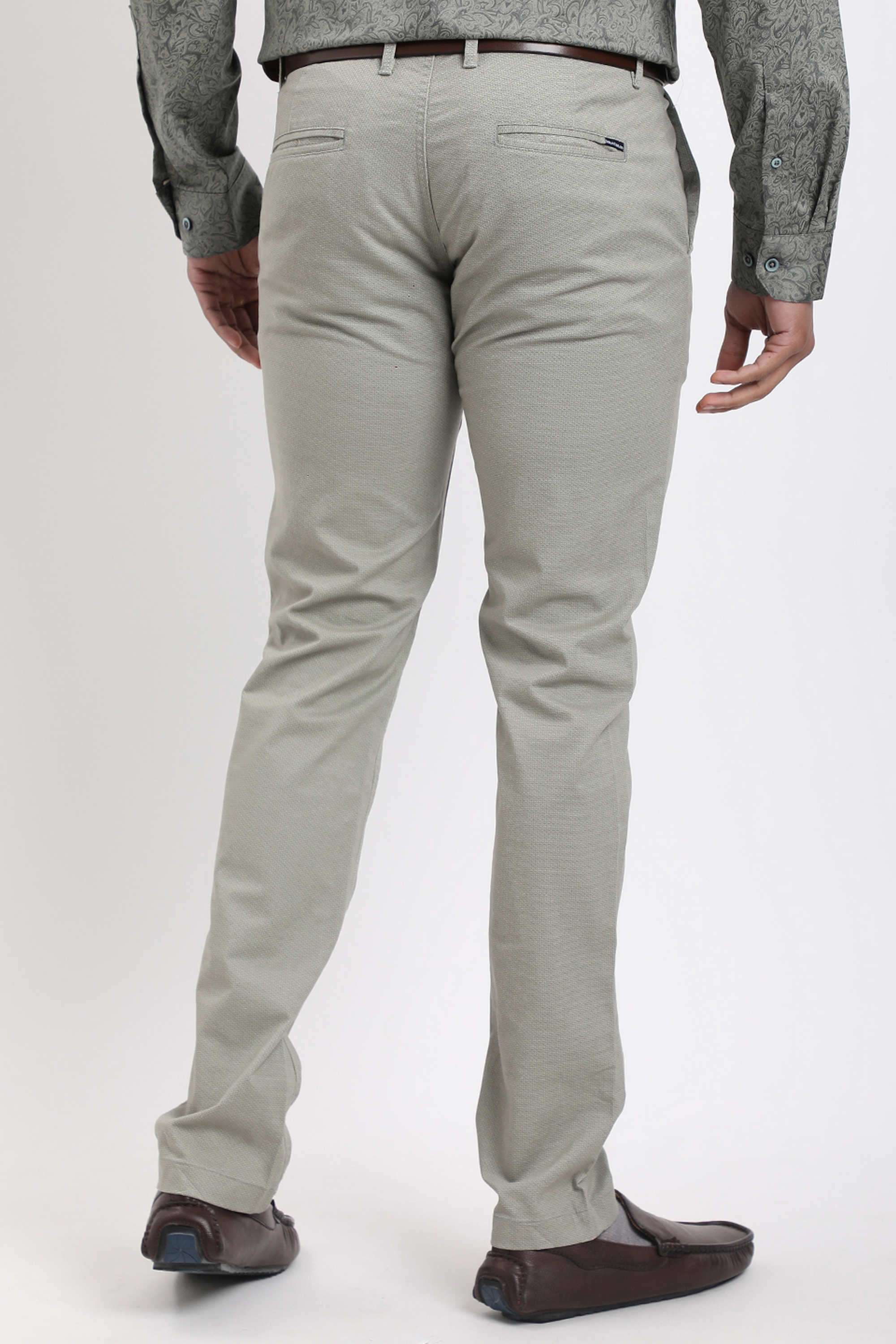 Solid-Cotton-Blend-Straight-Fit-Men-s-Casual-Trousers