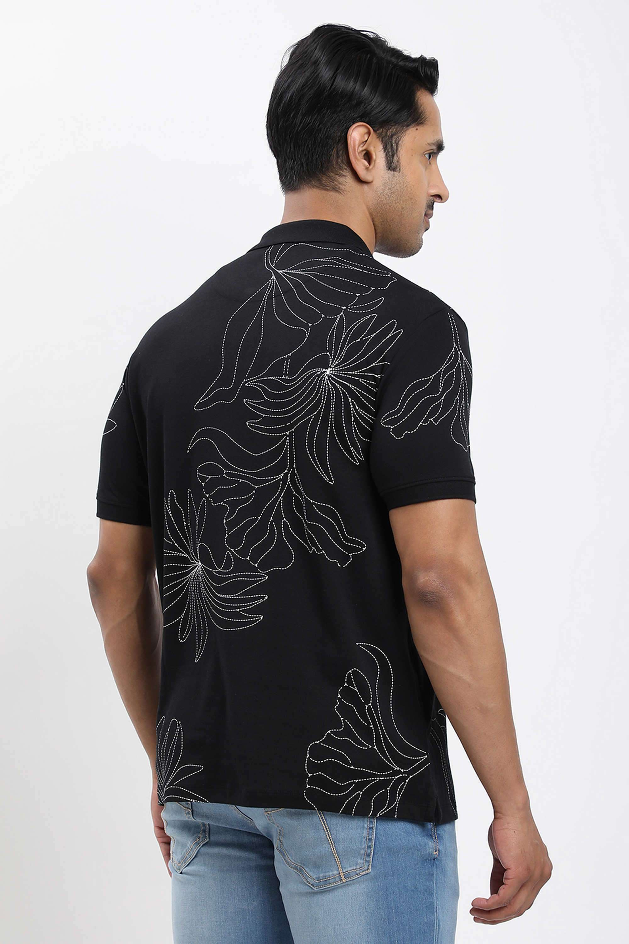 Printed-Cotton-Blend-Polo-Men-s-T-Shirt