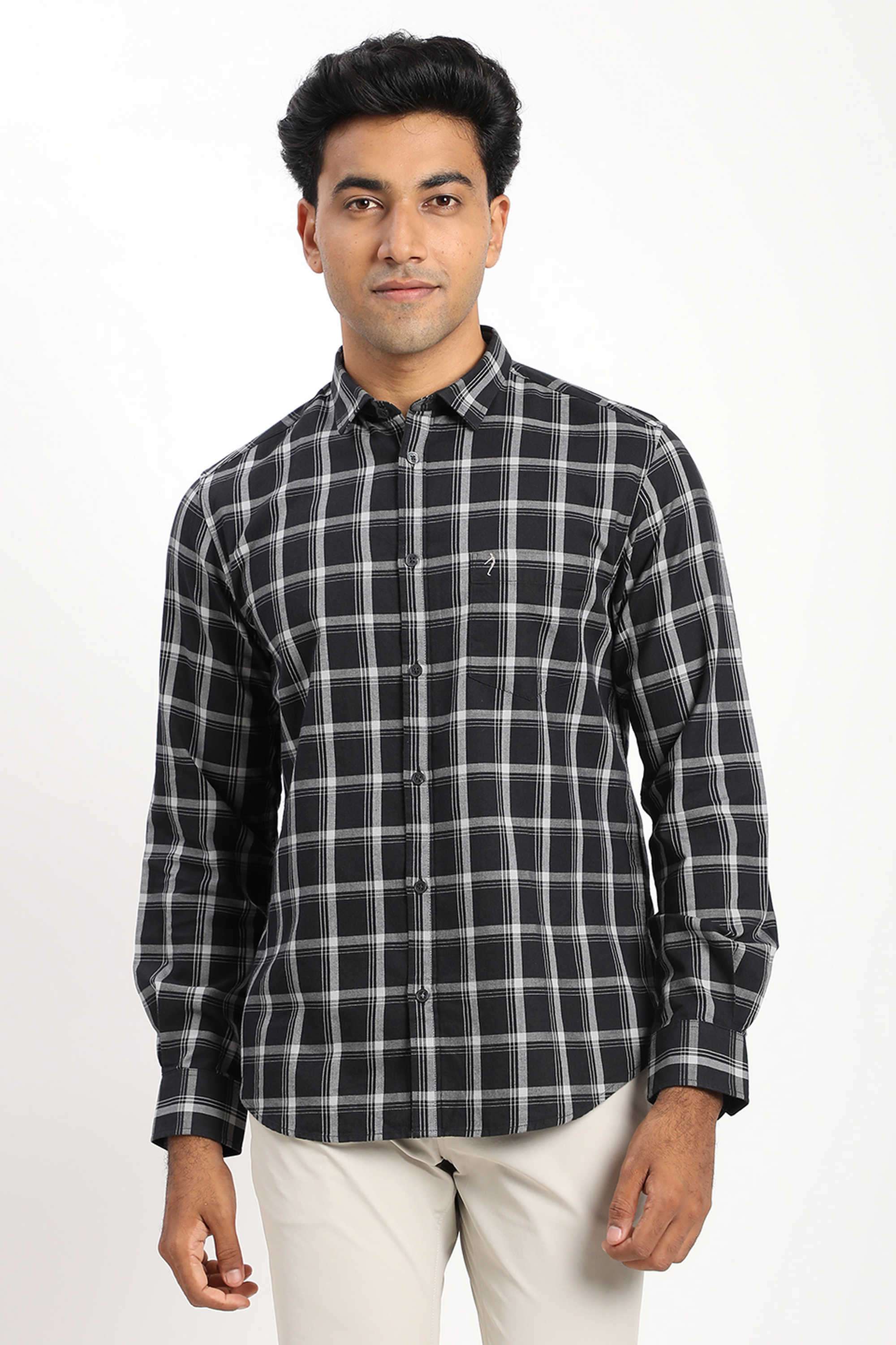 Checks-Cotton-Slim-Fit-Men-s-Casual-Shirt