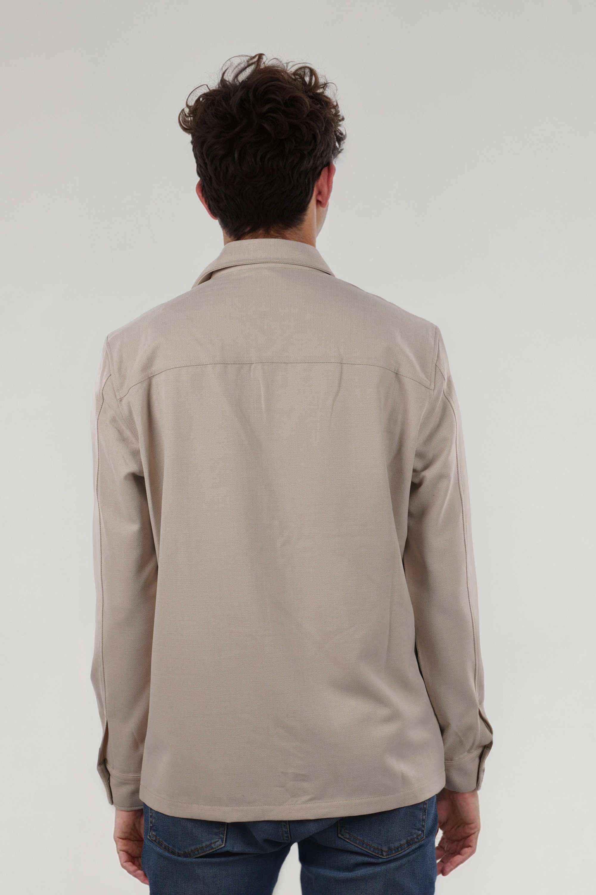 Solid-Polyester-Regular-Fit-Men-s-Casual-Wear-Shirt