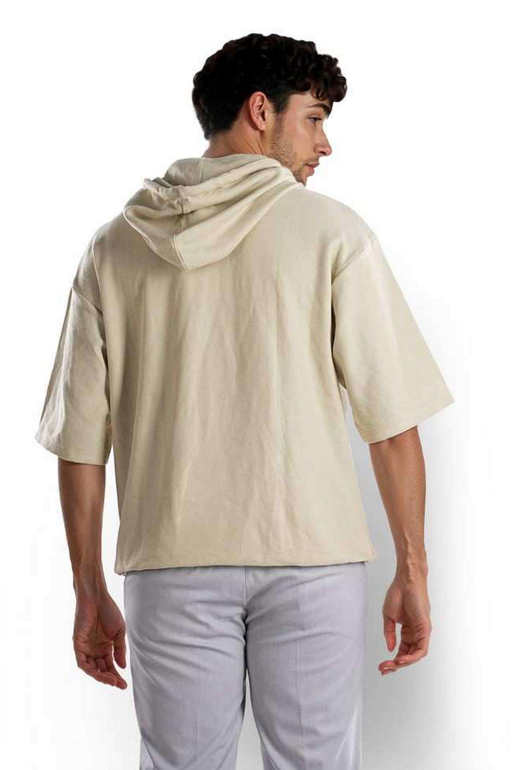 Solid-Cotton-Hooded-Men-s-Sweatshirt