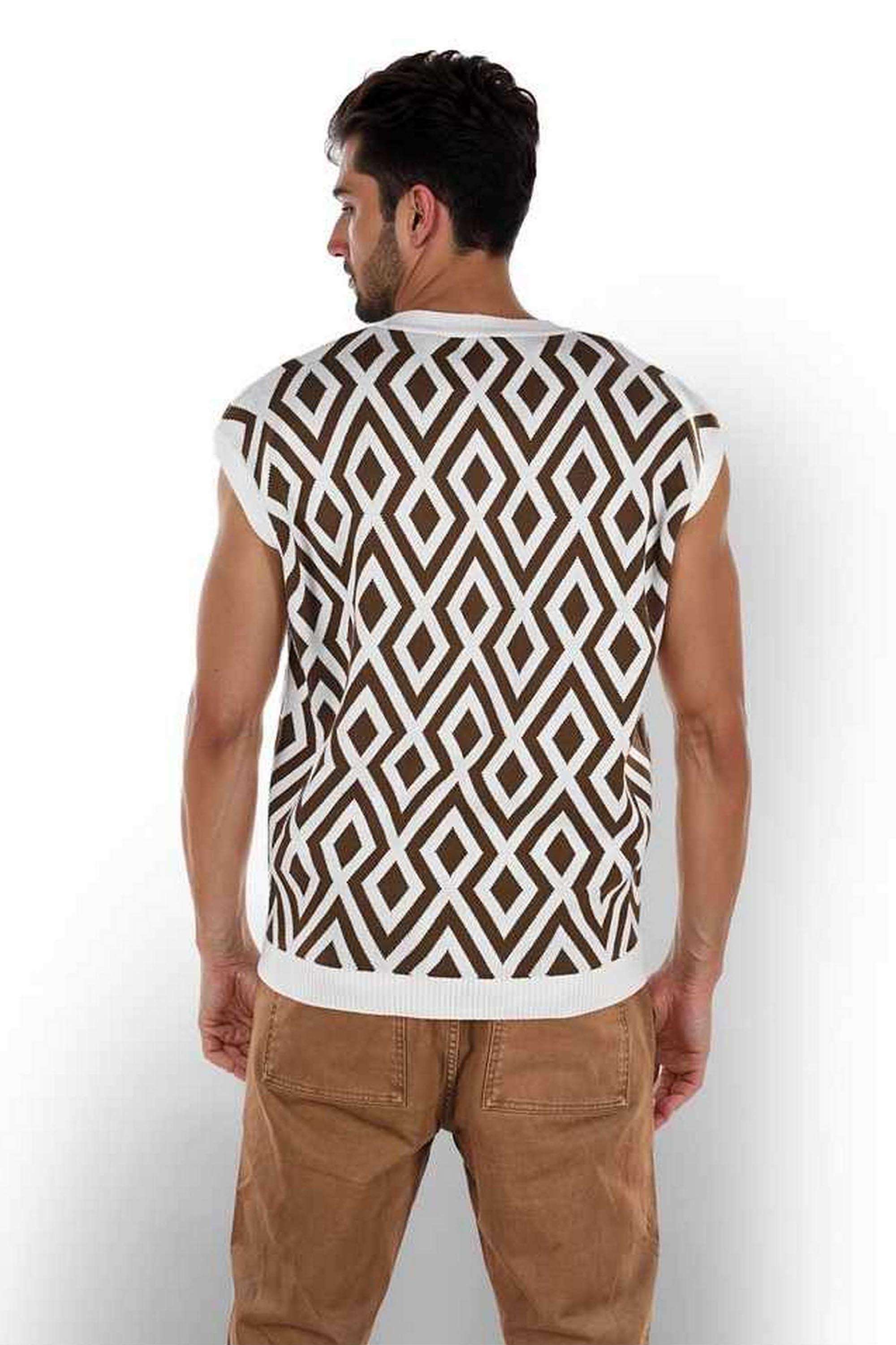 Solid-Cotton-V-Neck-Men-s-Pullover