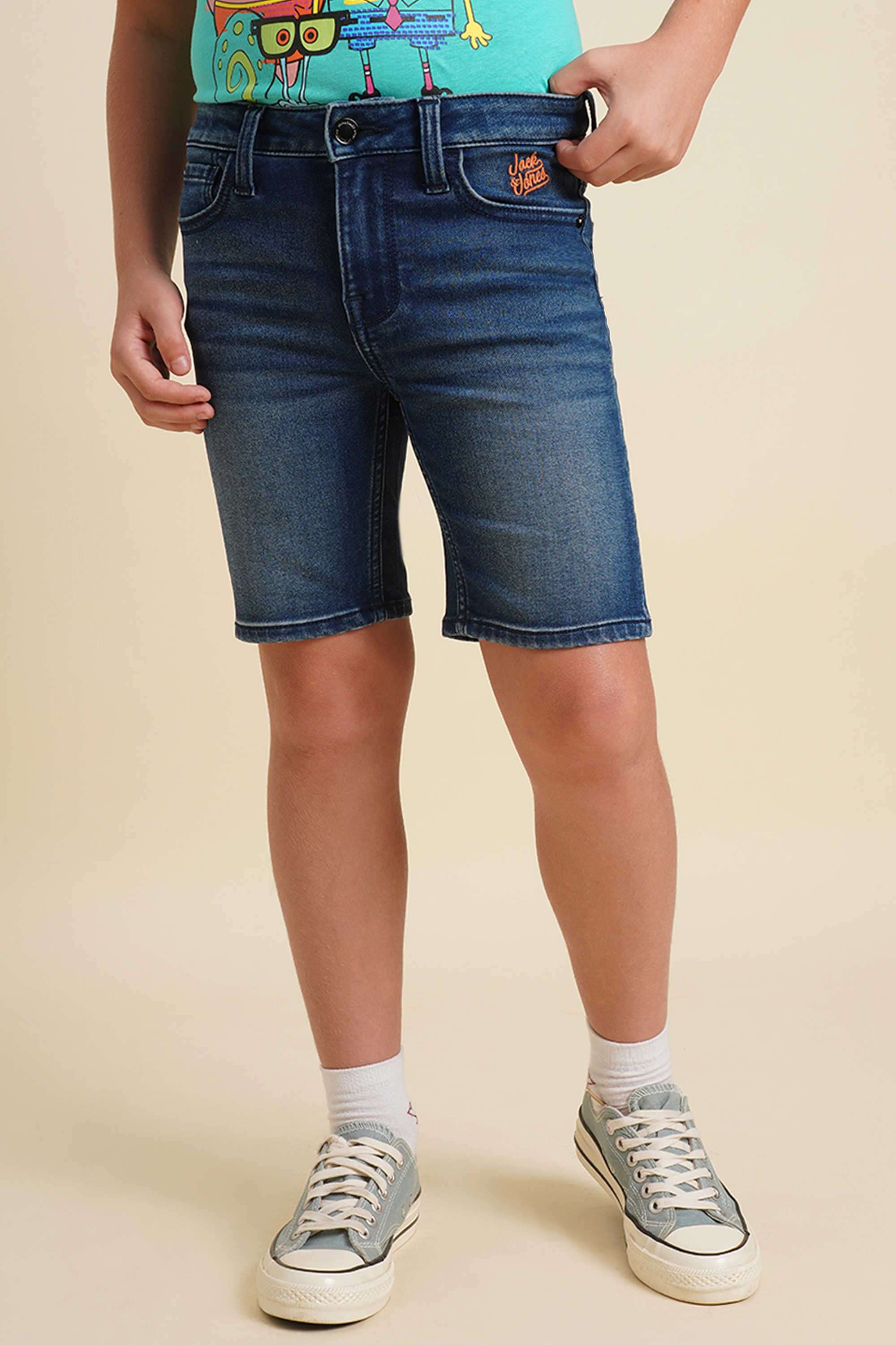 Textured-Regular-Fit-Cotton-Boy-s-Casual-Wear-Shorts