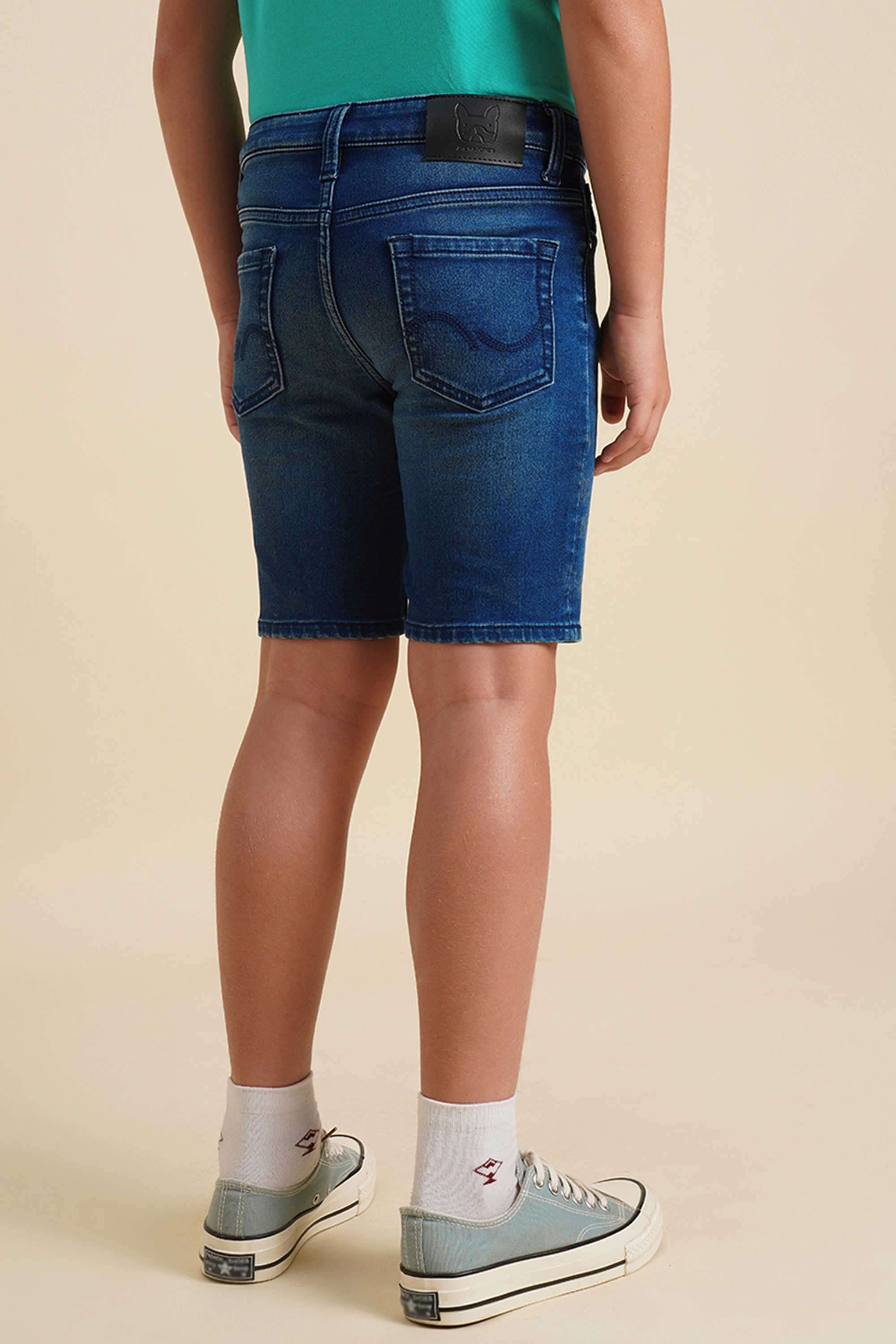 Textured-Regular-Fit-Cotton-Boy-s-Casual-Wear-Shorts