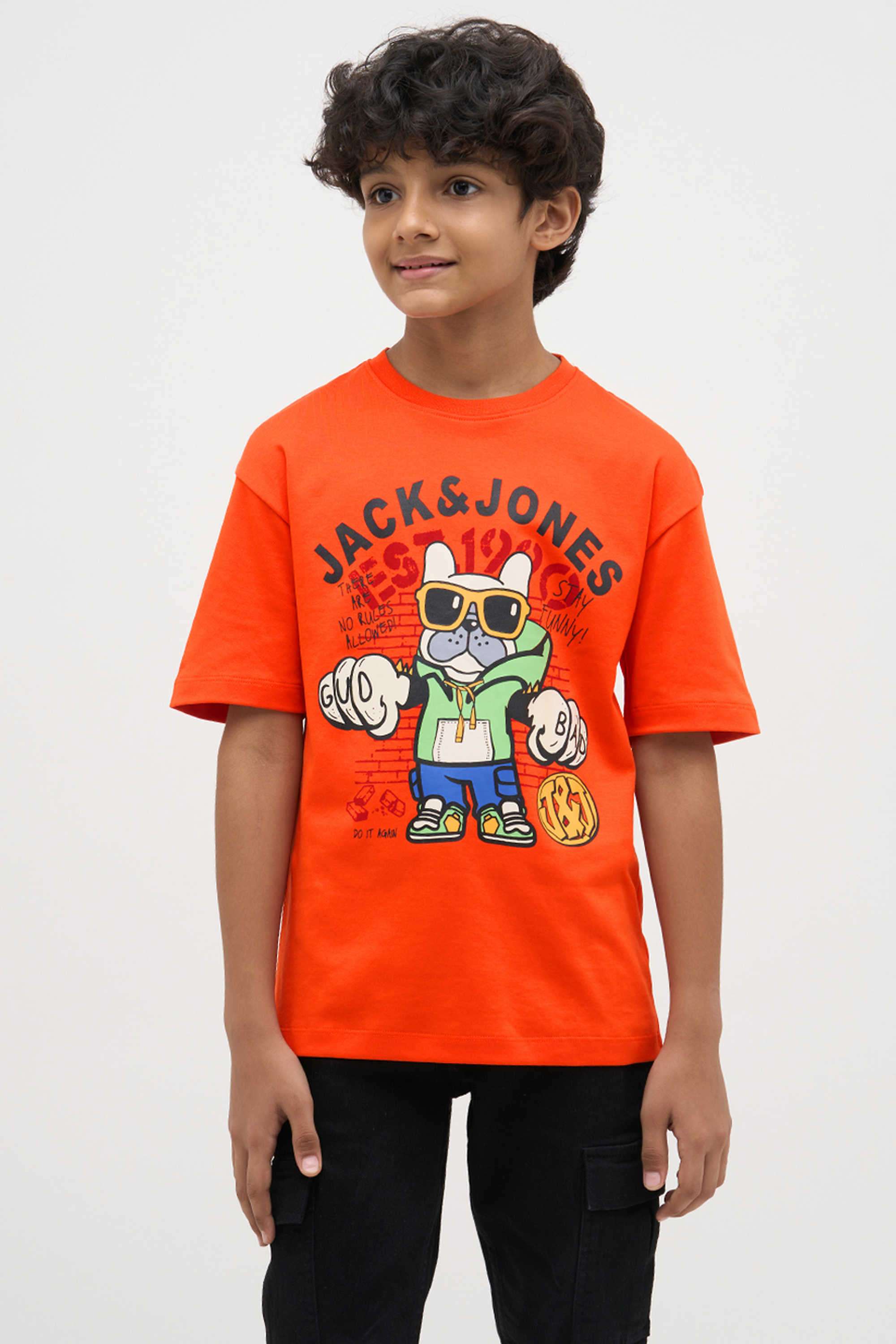 Printed-Cotton-Round-Neck-Boys-T-Shirt