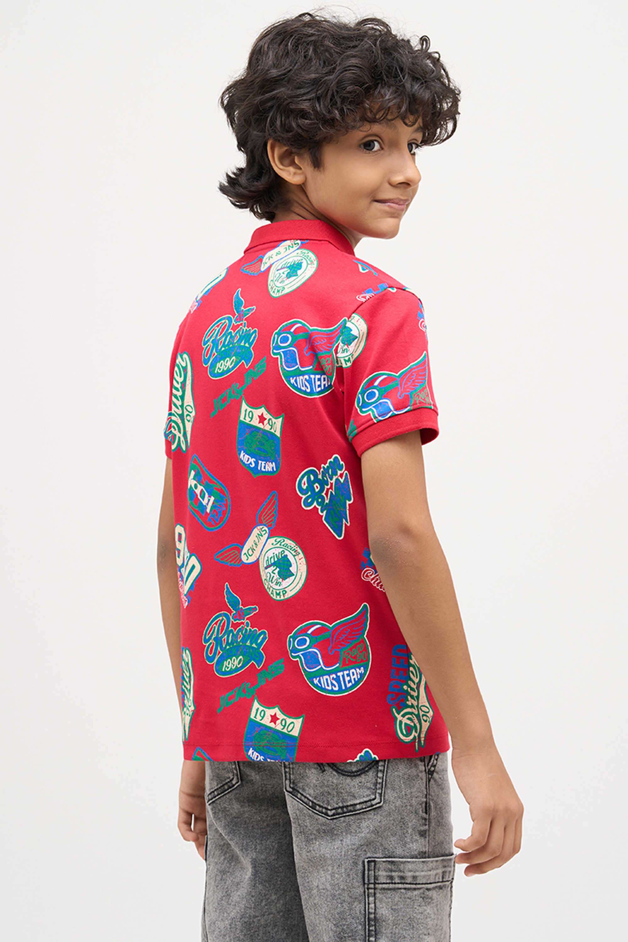 Textured-Cotton-Boys-T-Shirt