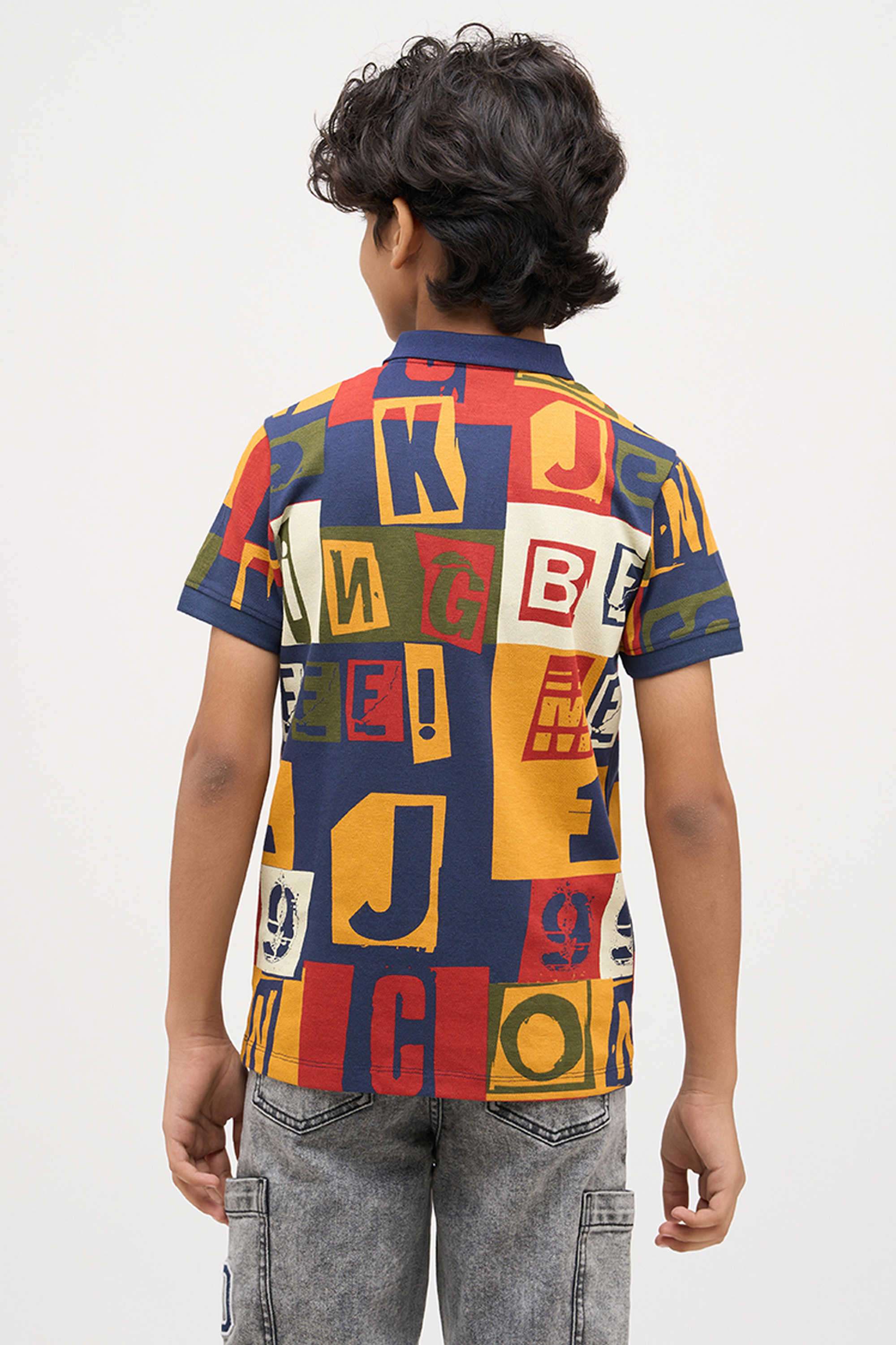 Textured-Cotton-Boys-T-Shirt