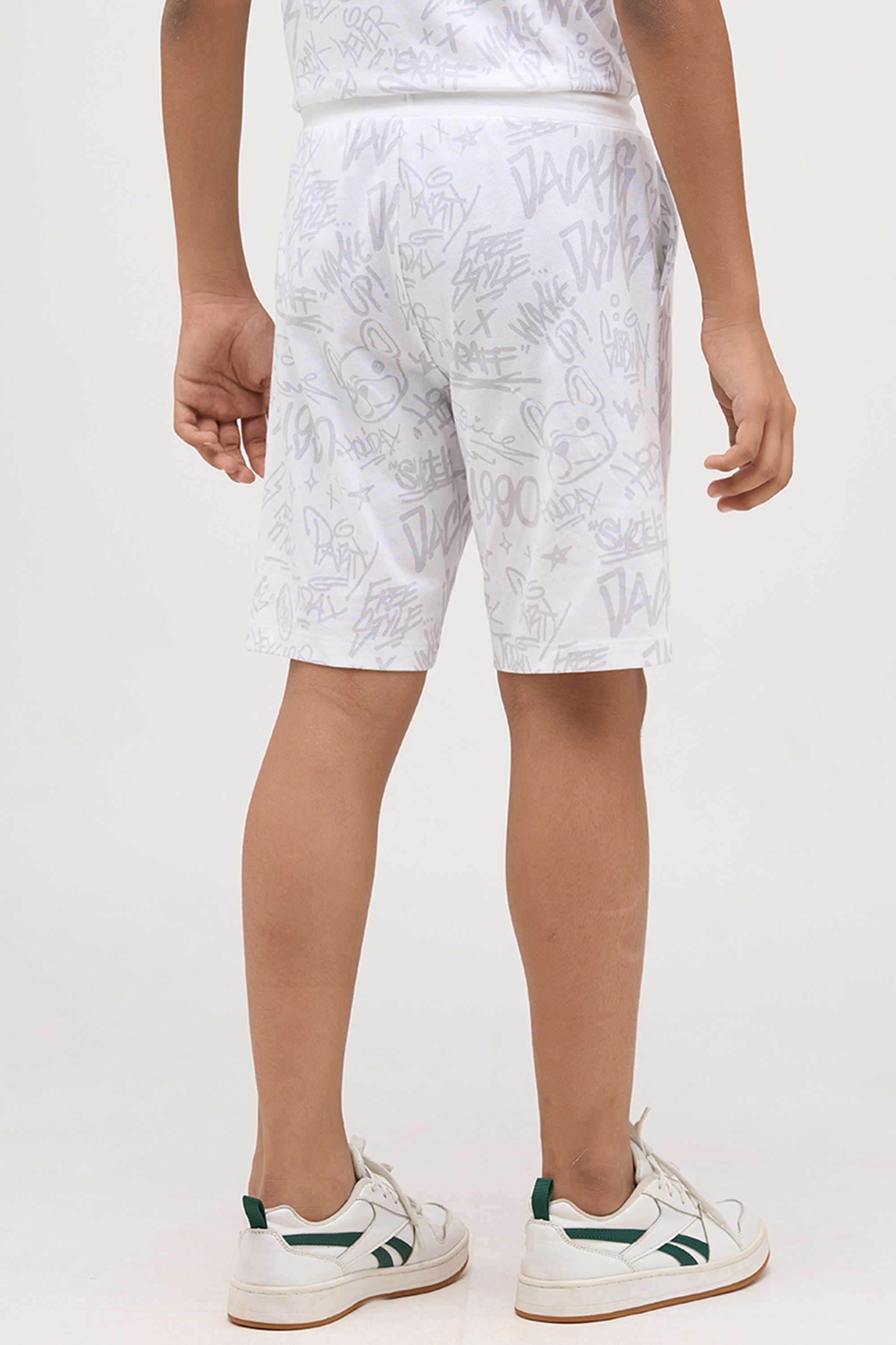 Textured-Regular-Fit-Cotton-Boy-s-Casual-Wear-Shorts