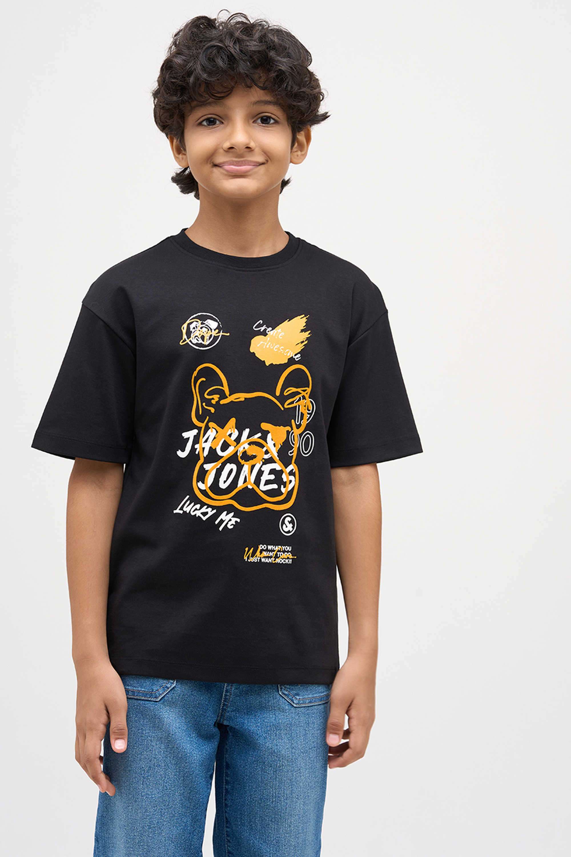 Printed-Cotton-Round-Neck-Boys-T-Shirt