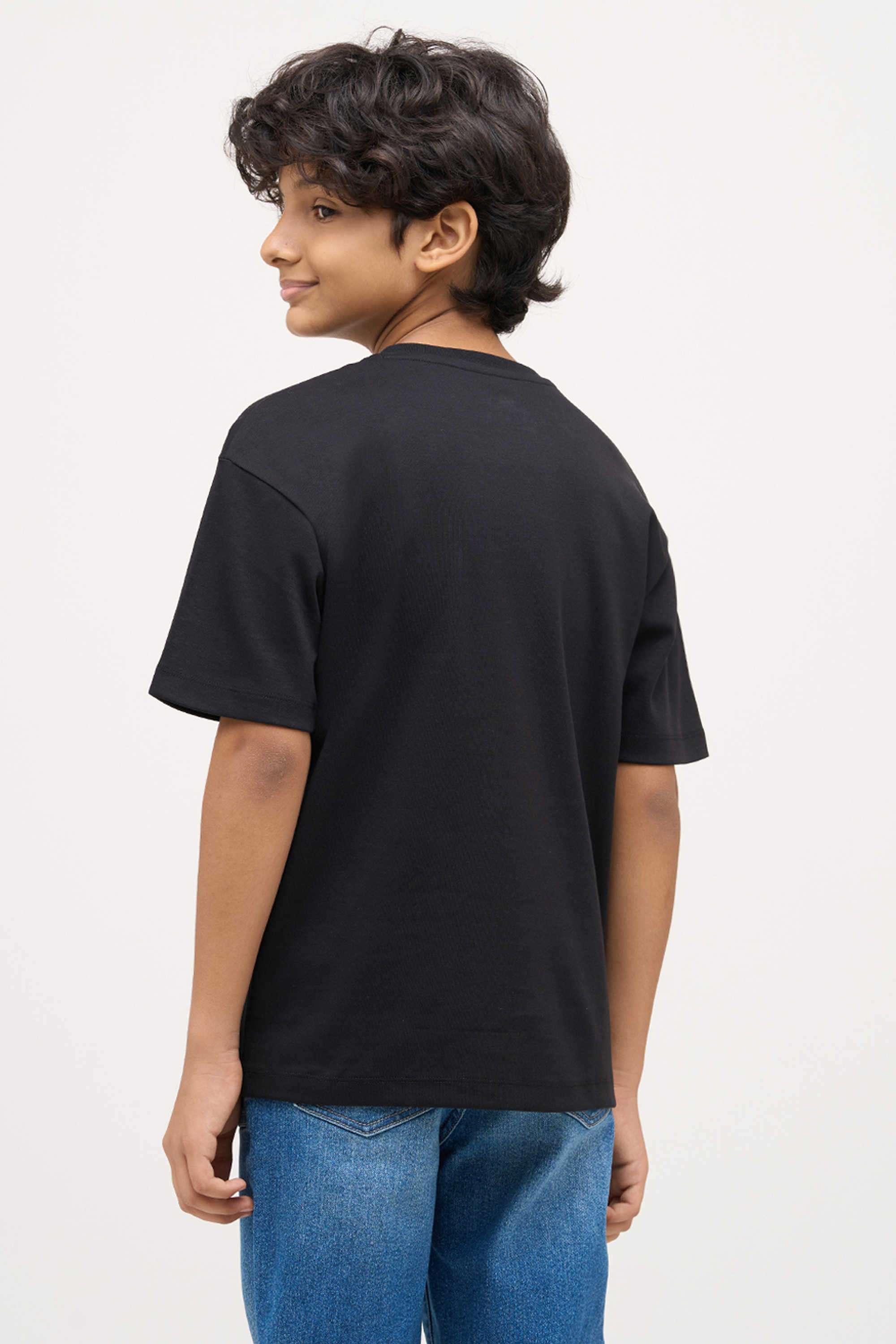 Printed-Cotton-Round-Neck-Boys-T-Shirt