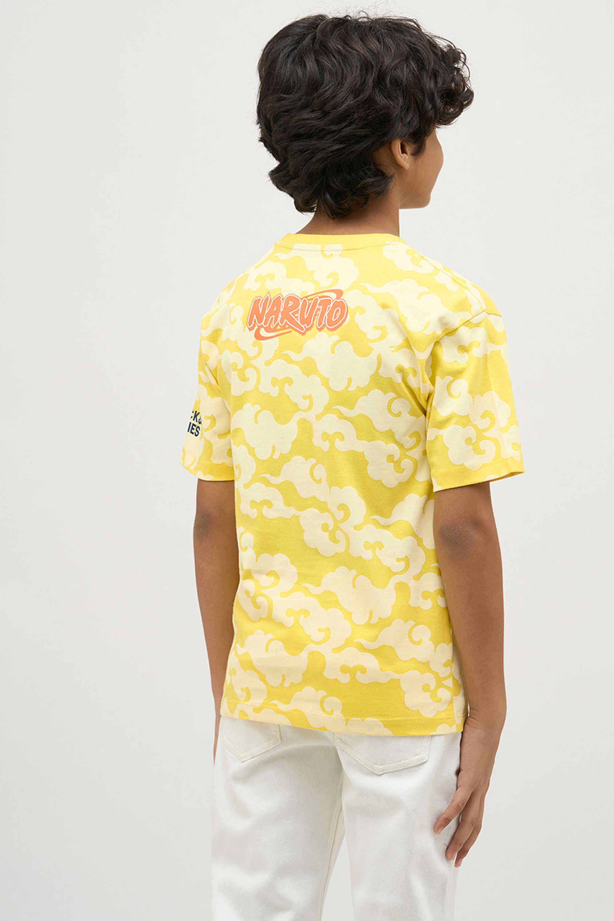 Textured-Cotton-Round-Neck-Boys-T-Shirt