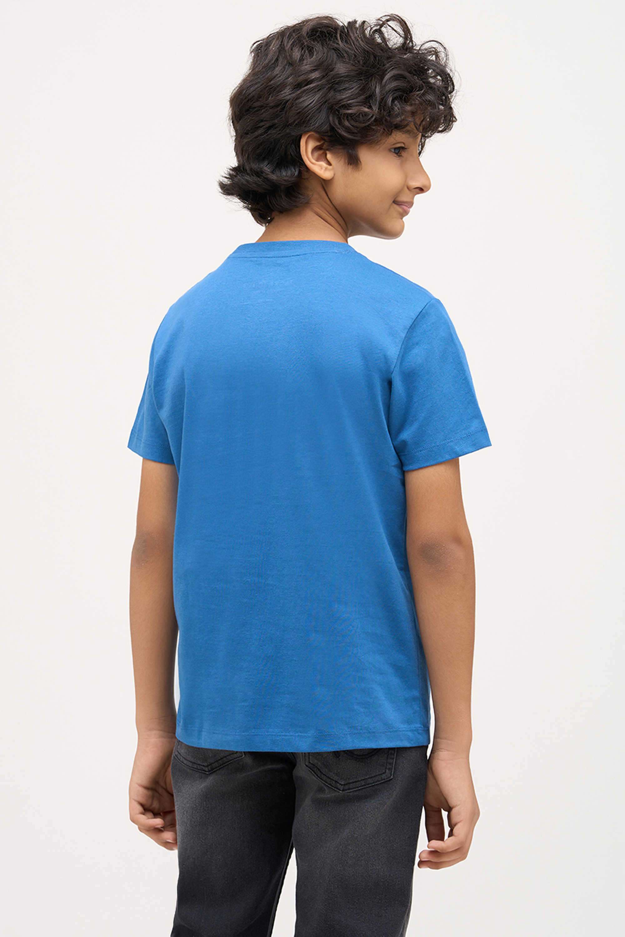 Solid-Cotton-Round-Neck-Boys-T-Shirt