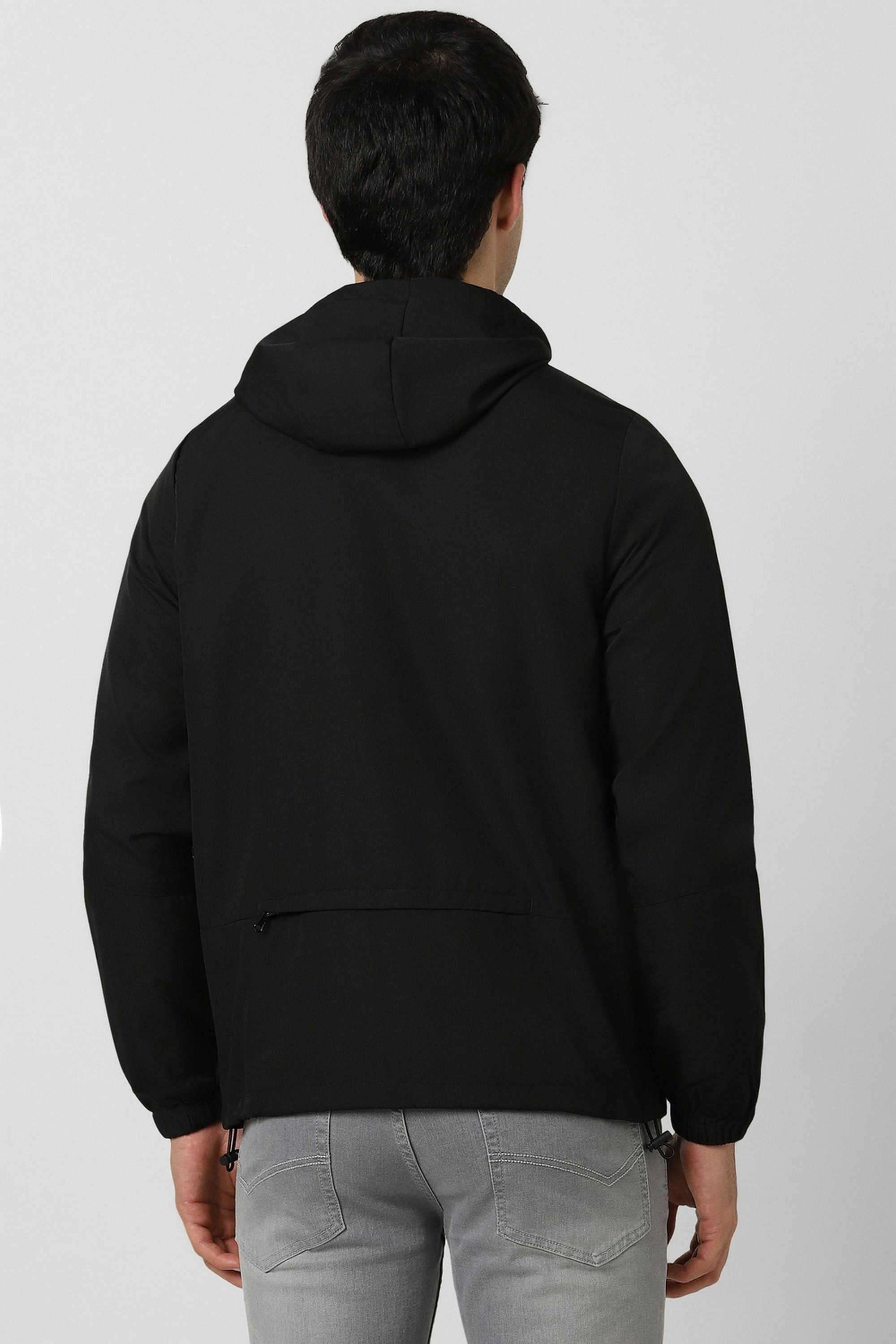 Solid-Polyester-Regular-Fit-Men-s-Casual-Jacket