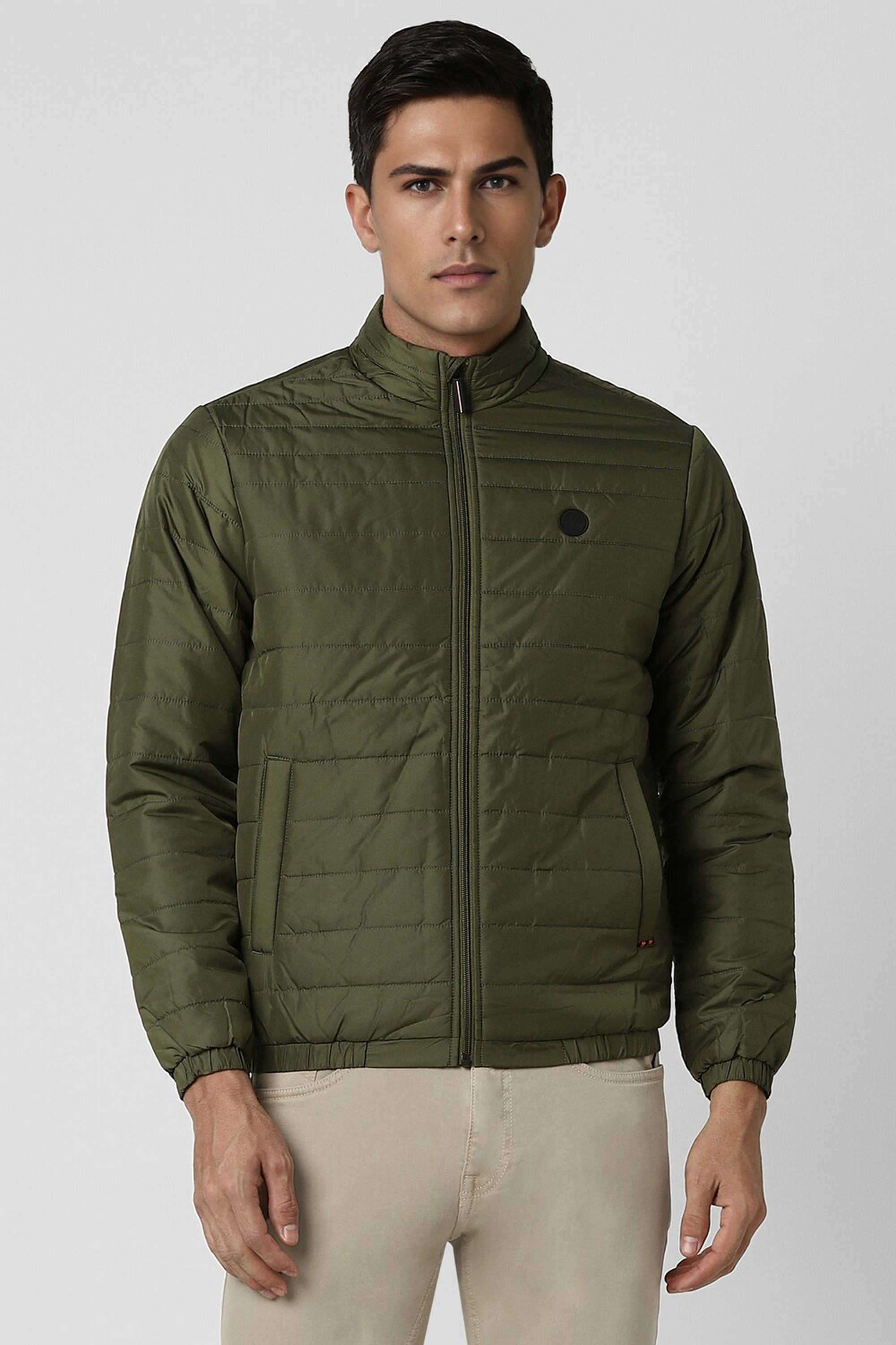 Solid-Cotton-Regular-Fit-Men-Jacket