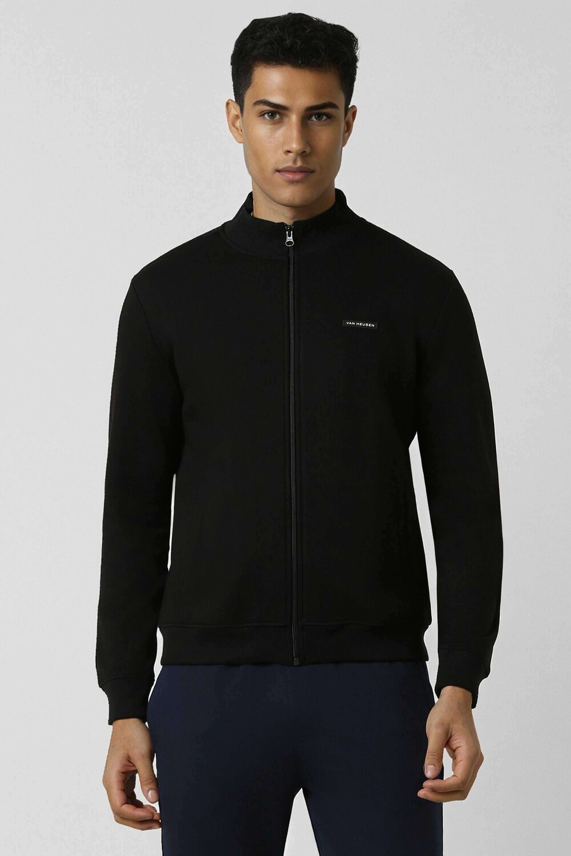 Poly-Cotton-Zipper-Regular-Fit-Men-Casual-Wear-Jacket