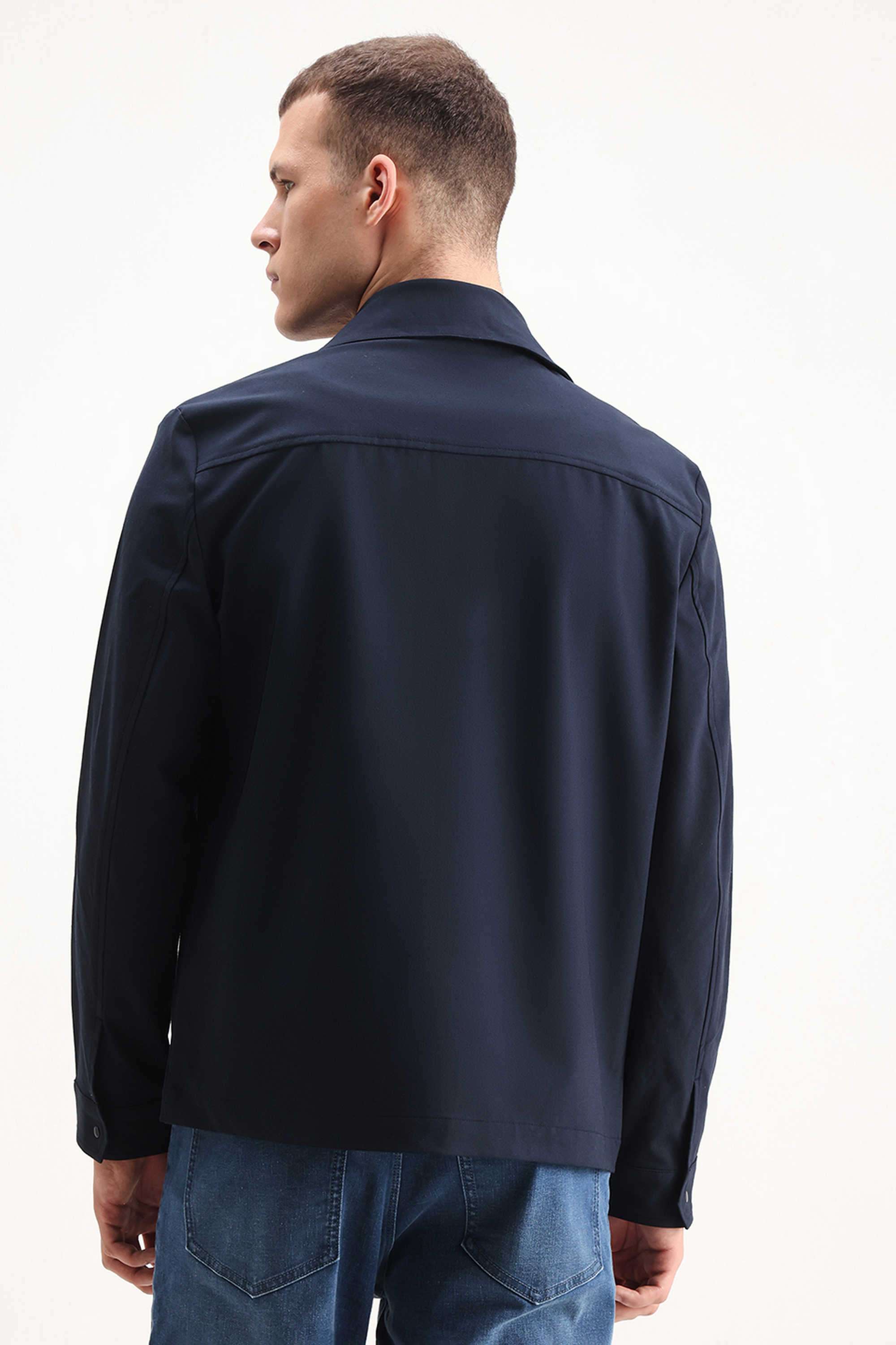 Solid-Cotton-Regular-Fit-Men-s-Jacket