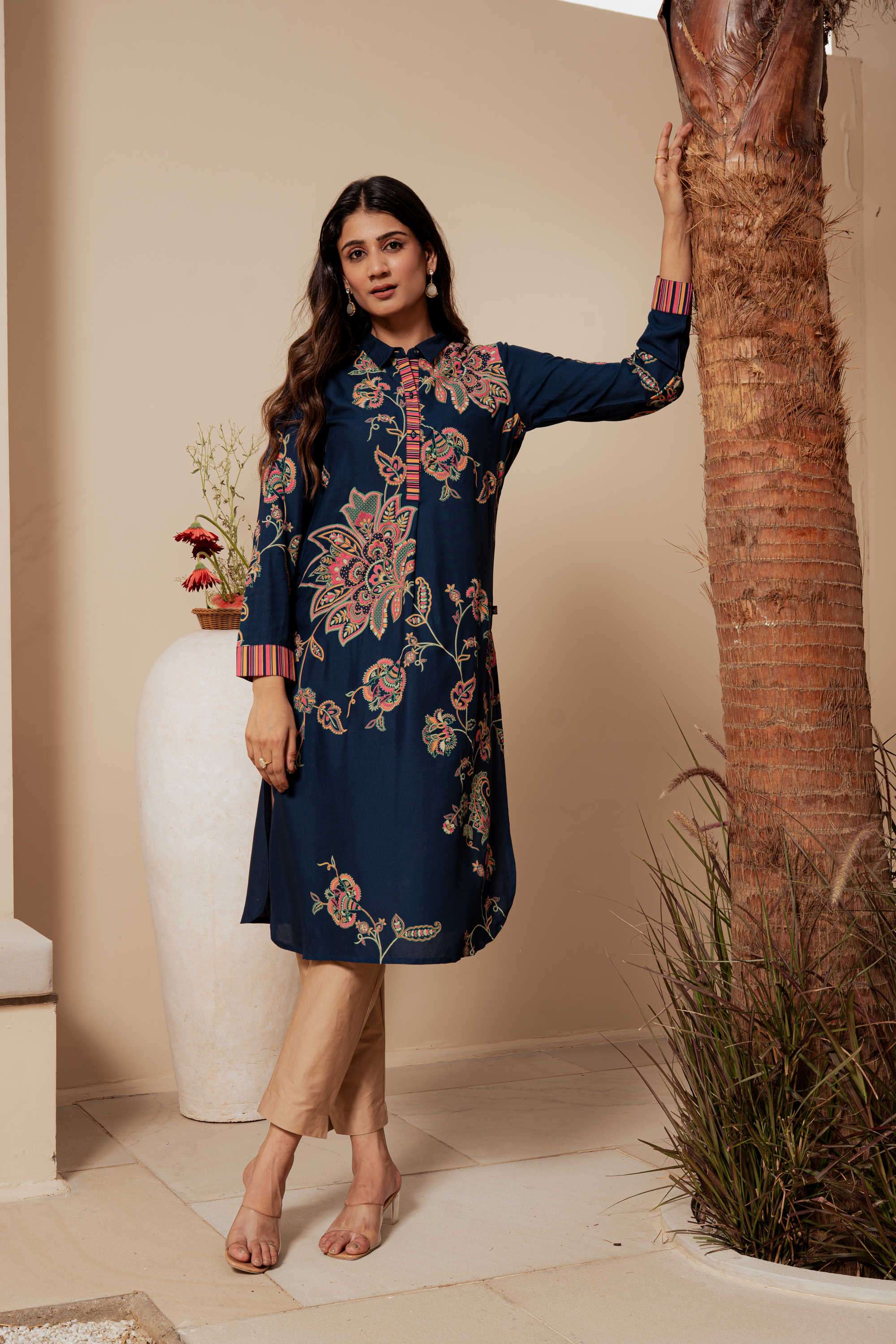 Printed-Viscose-Women-s-Festive-Wear-Kurta