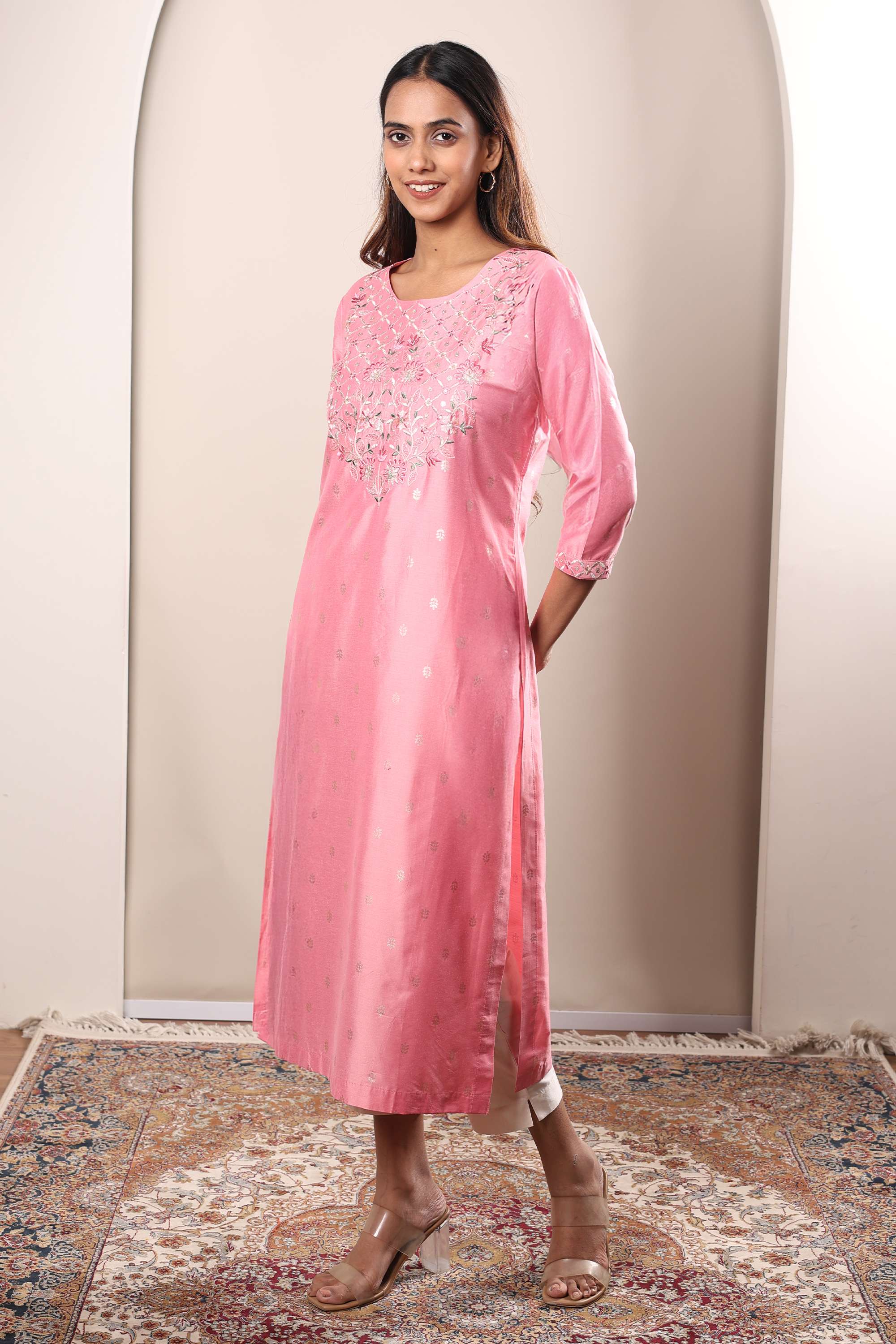 Printed-PST-Round-Neck-Women-s-Casual-Wear-Kurta