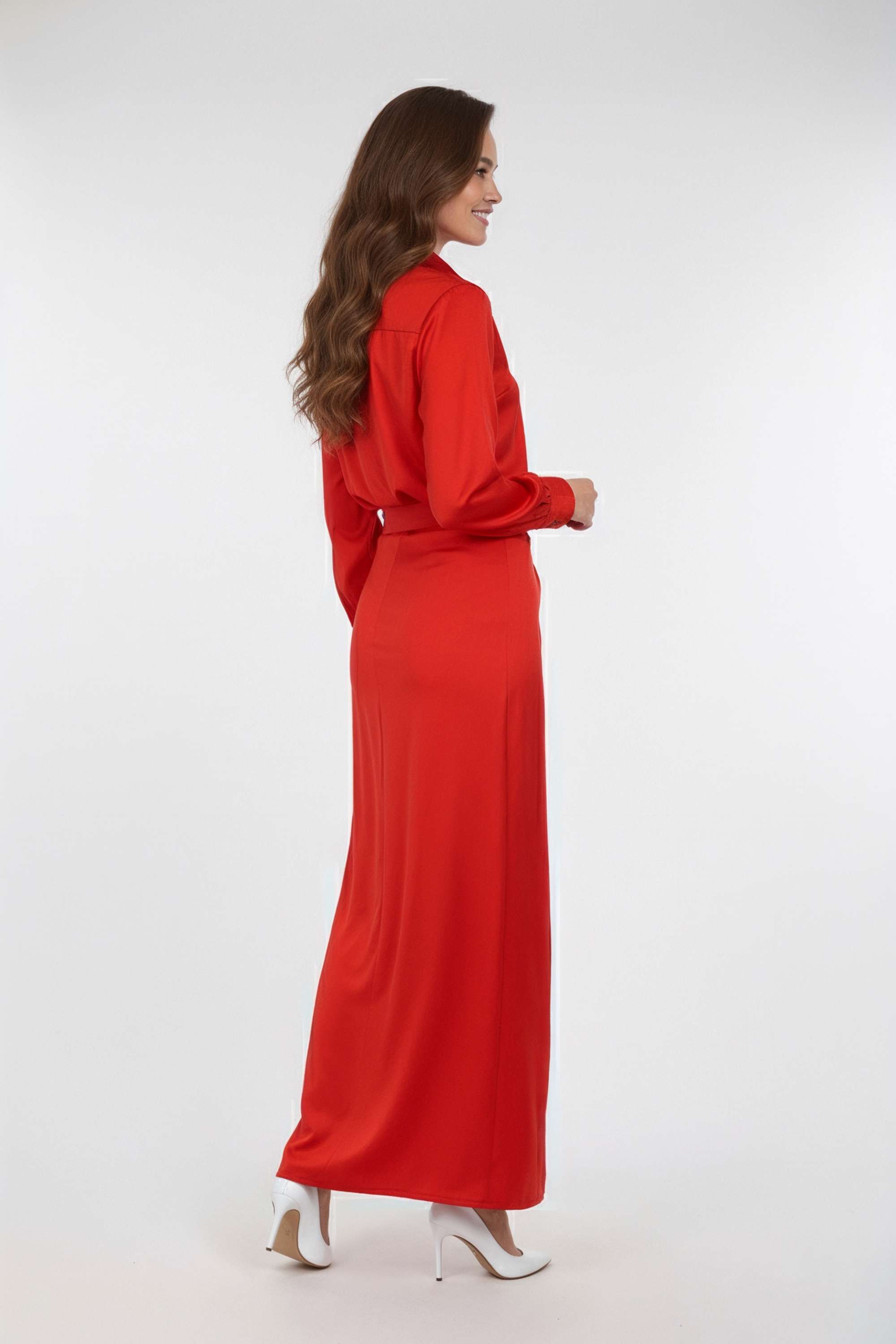 Embellished-Collared-Blended-Fabric-Women-Kurta-Set