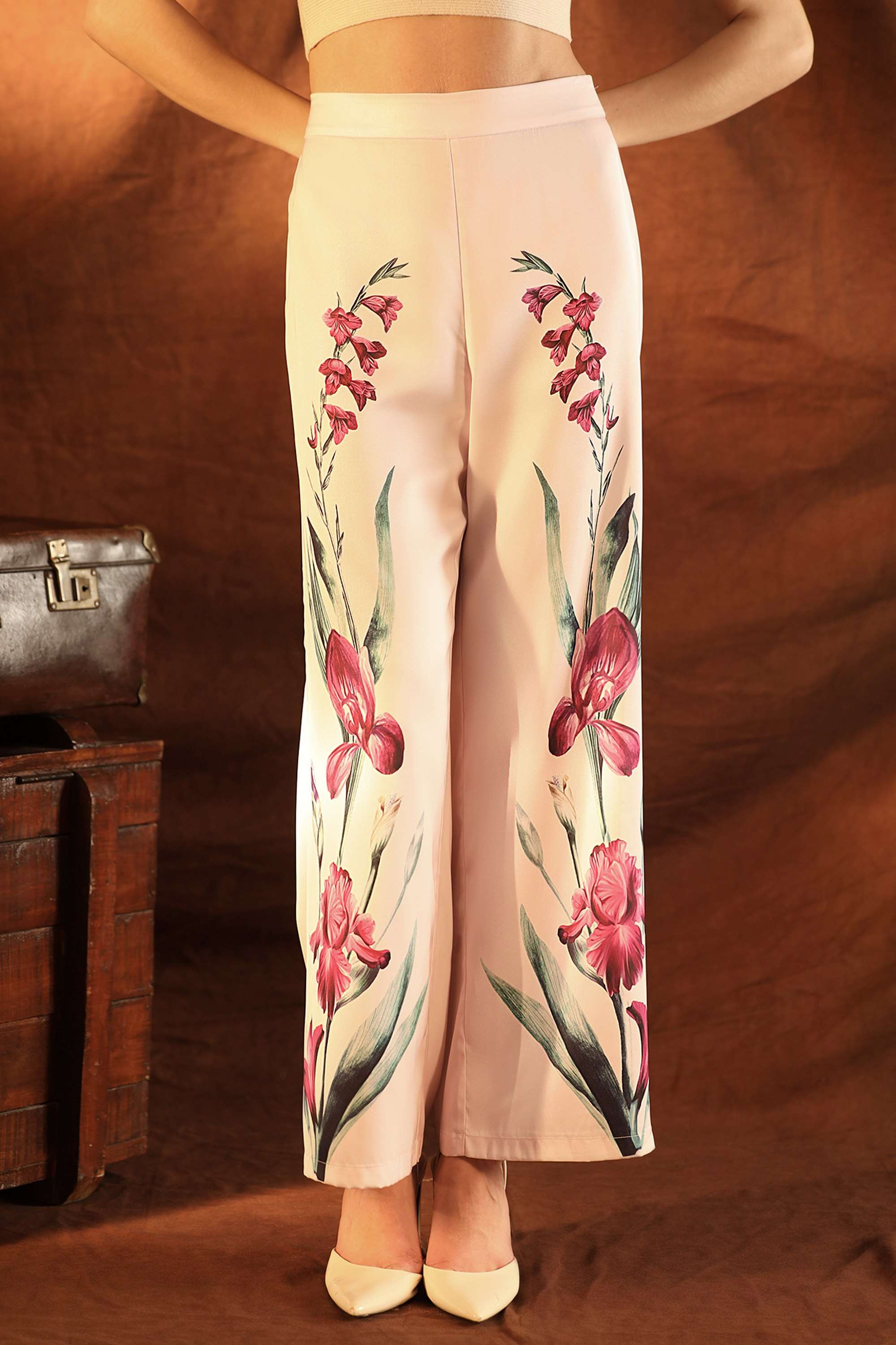 Floral-Polyester-Relaxed-Fit-Women-s-Loretta-Pull-On-Pants