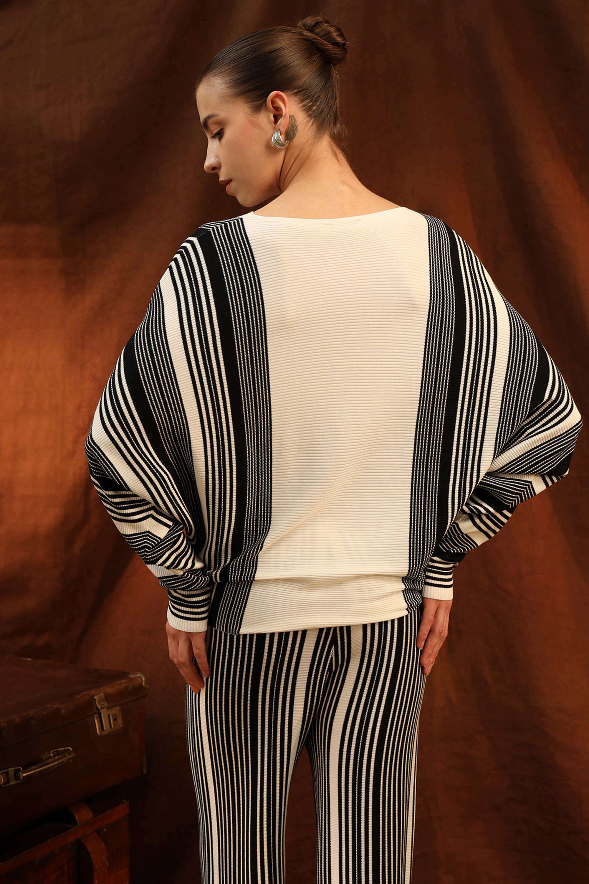 Stripes-Viscose-Relaxed-Fit-Women-s-Co-Ord-Set