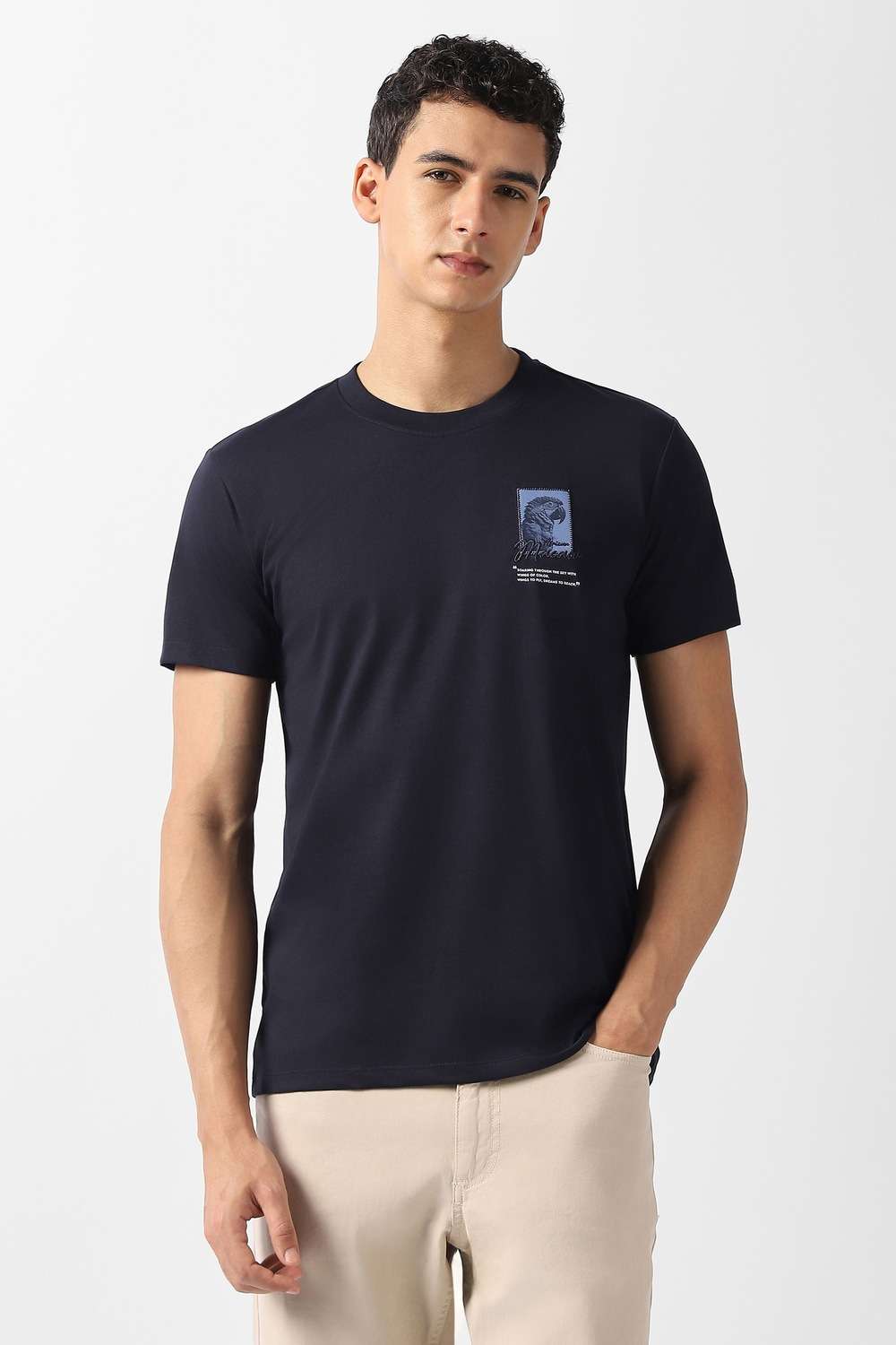 Printed-Blended-Fabric-Regular-Fit-Men-T-Shirt
