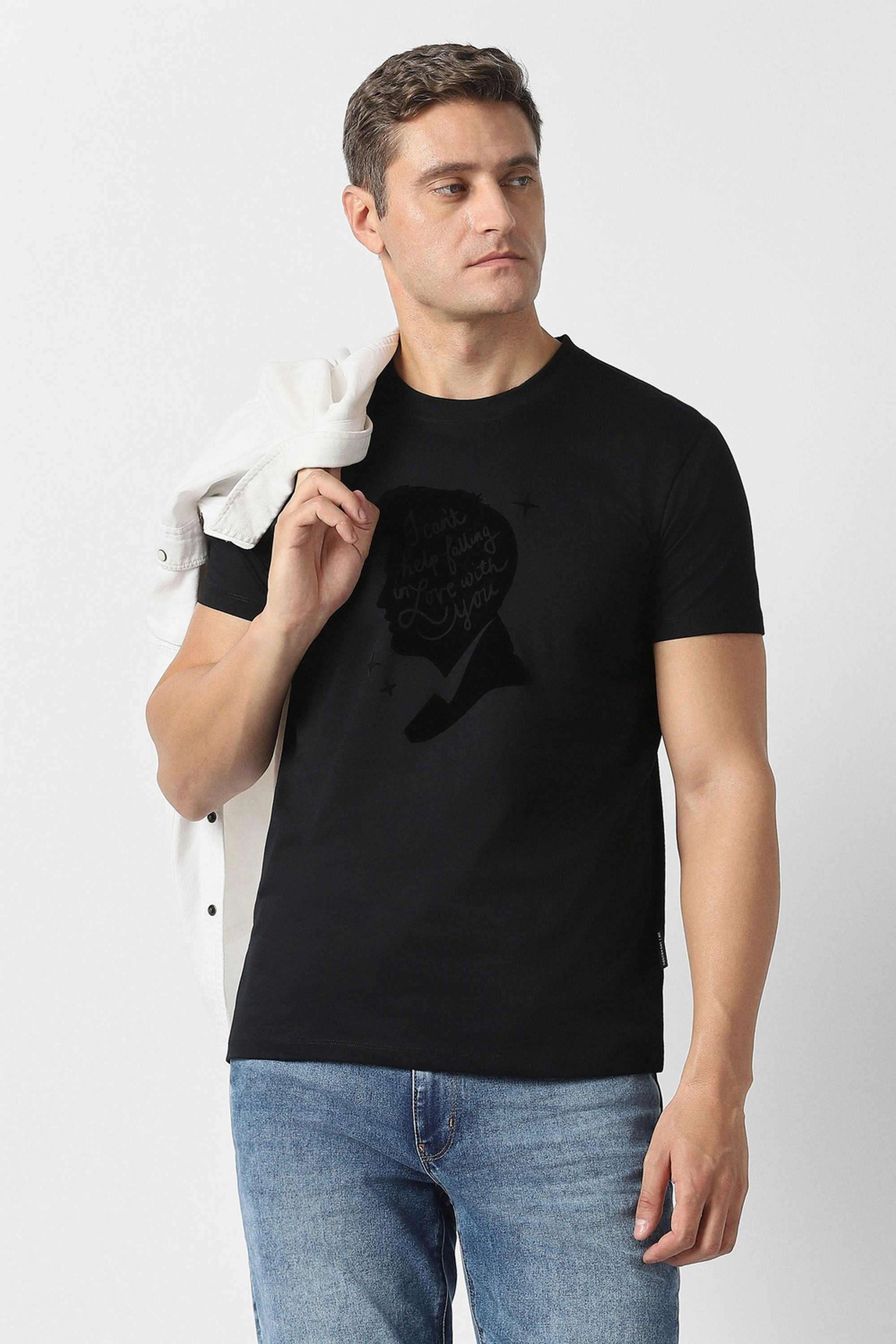 Solid-Cotton-Regular-Fit-Men-s-T-Shirt