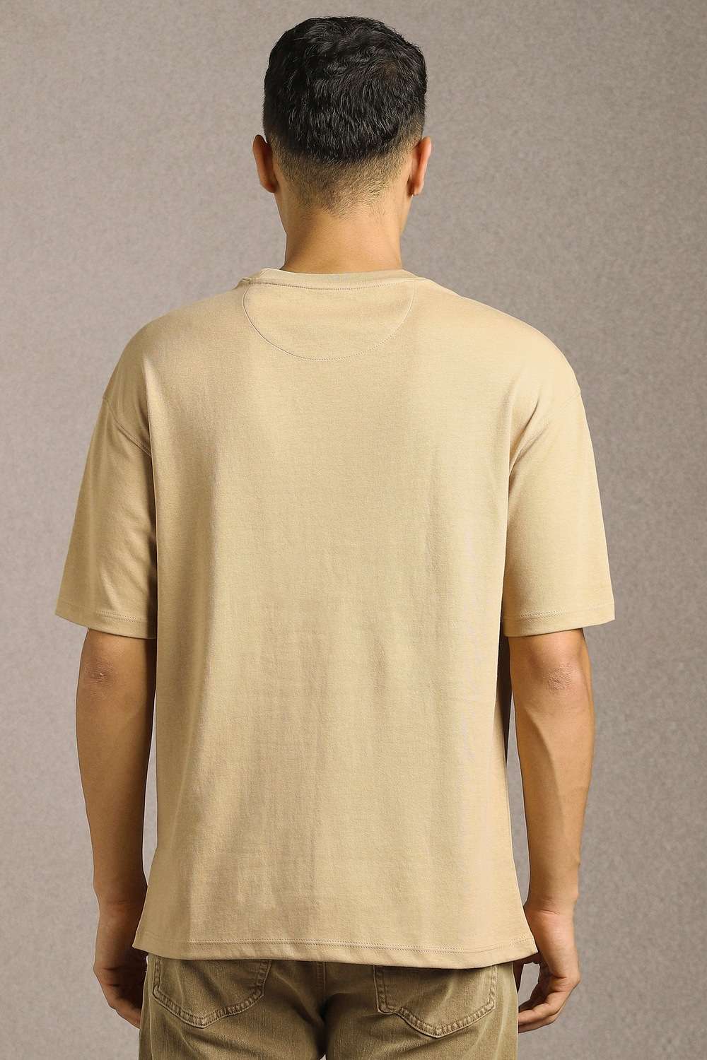 Solid-Cotton-Relaxed-Fit-Men-T-Shirt