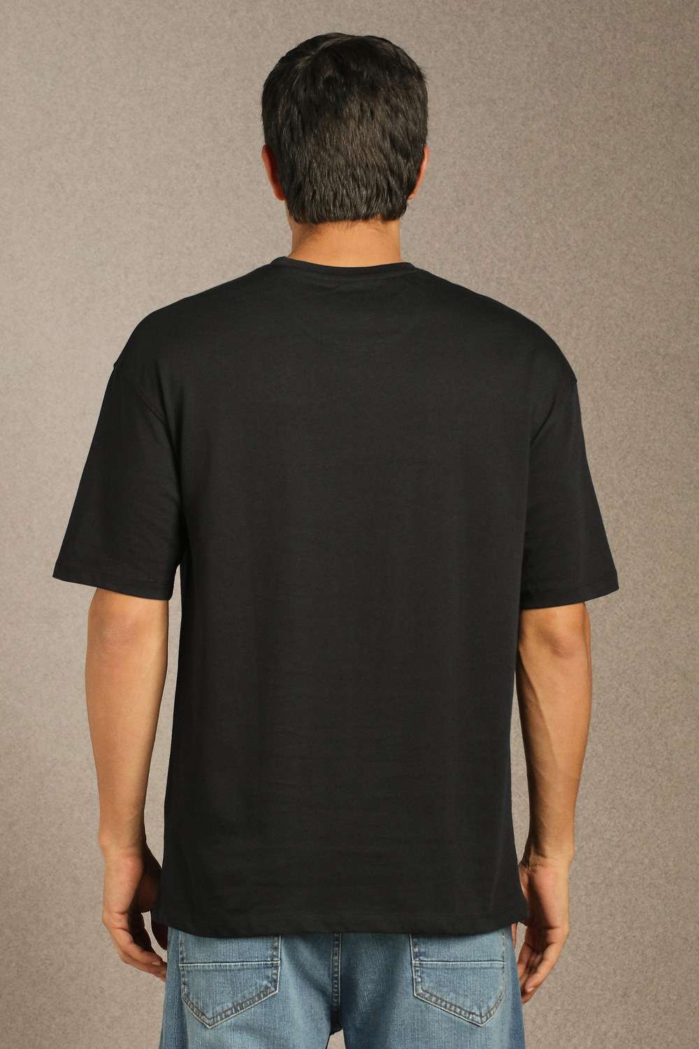 Solid-Cotton-Round-Neck-Men-s-T-Shirt