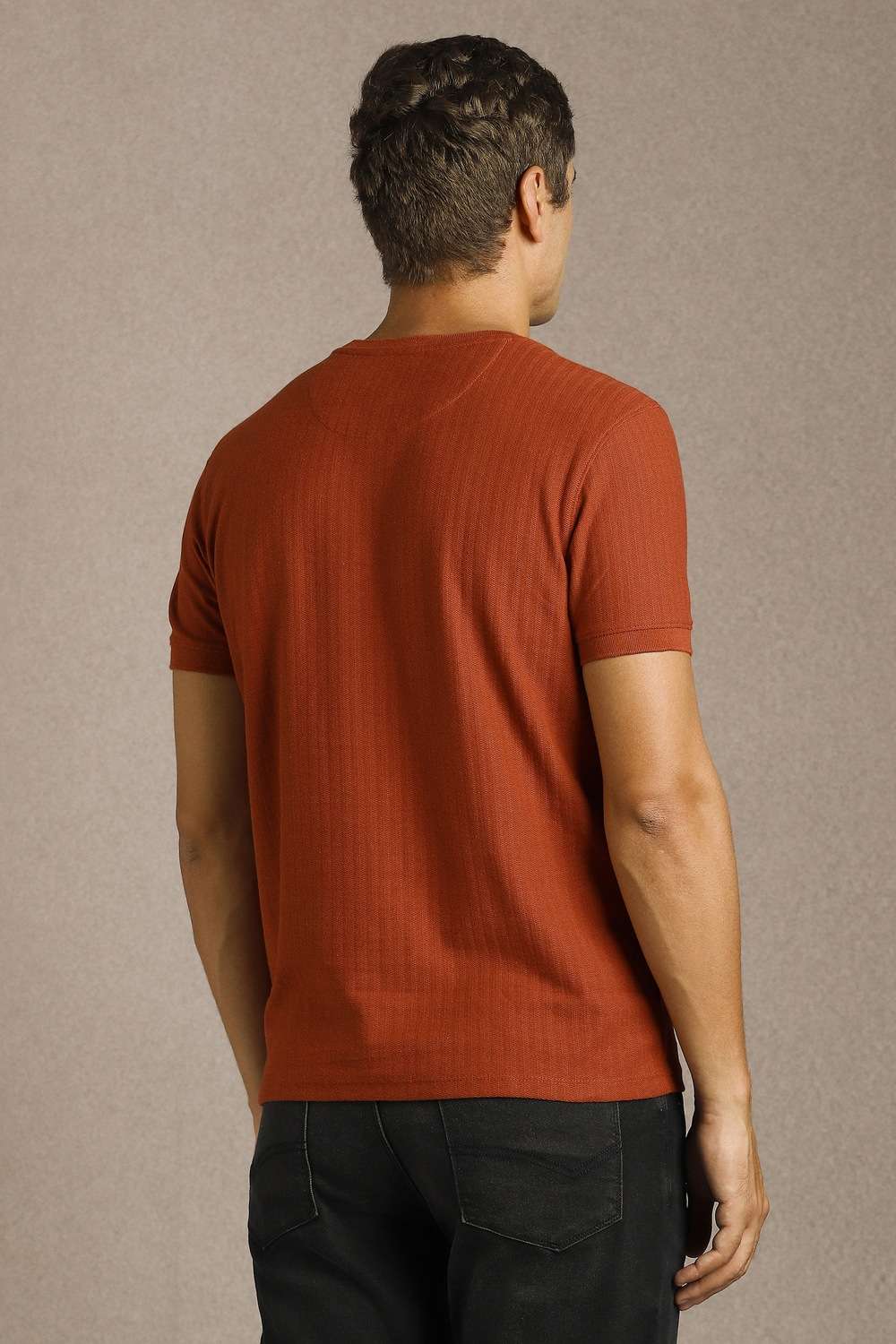 Solid-Cotton-Slim-Fit-Men-T-Shirt