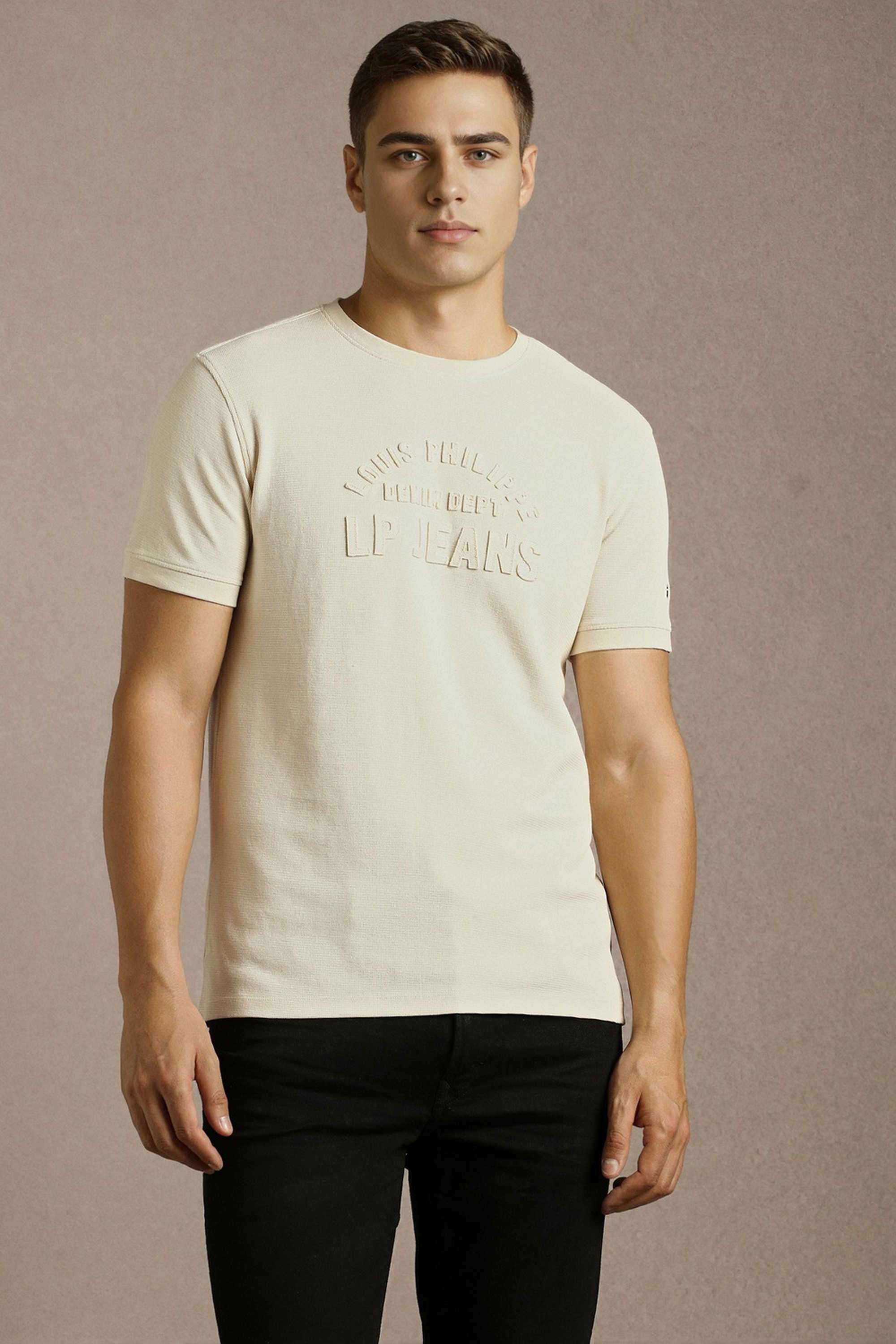 Solid-Cotton-Round-Neck-Men-s-T-Shirt