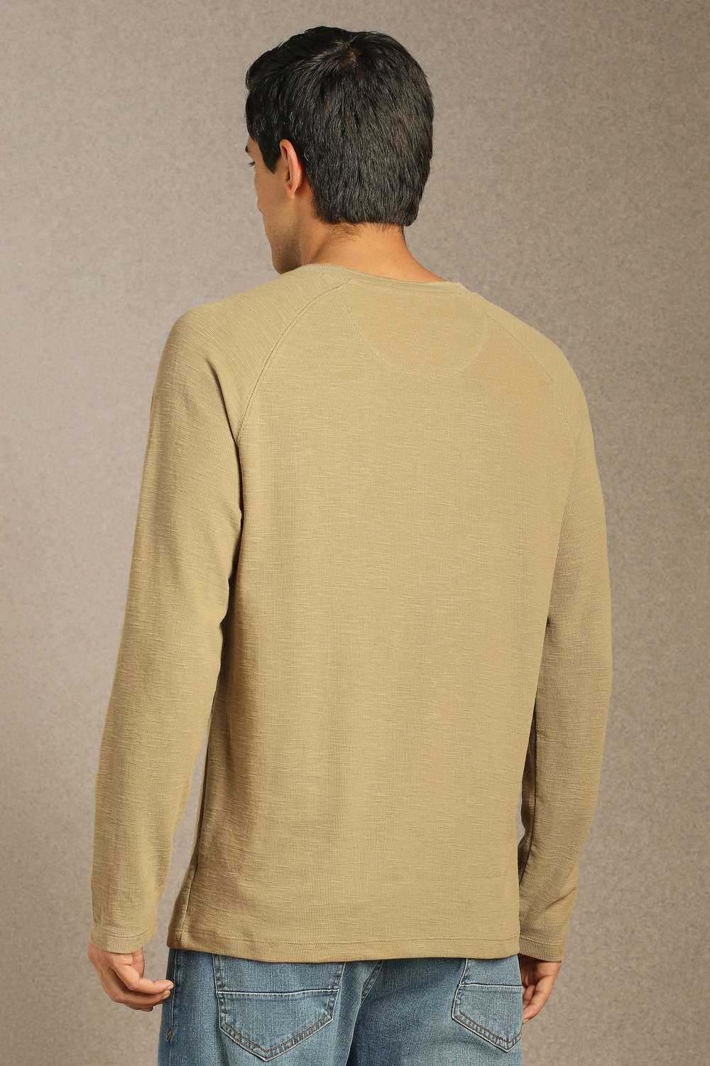 Solid-Cotton-Slim-Fit-Men-s-T-Shirt