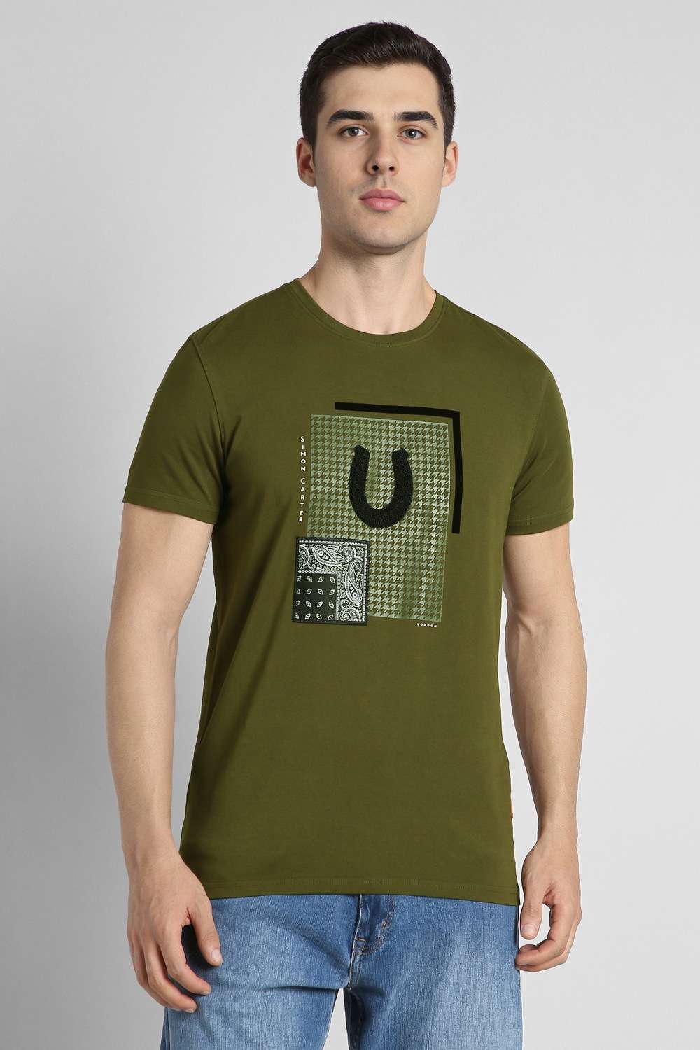 Graphic-Print-Cotton-Blend-Slim-Fit-Men-T-Shirt