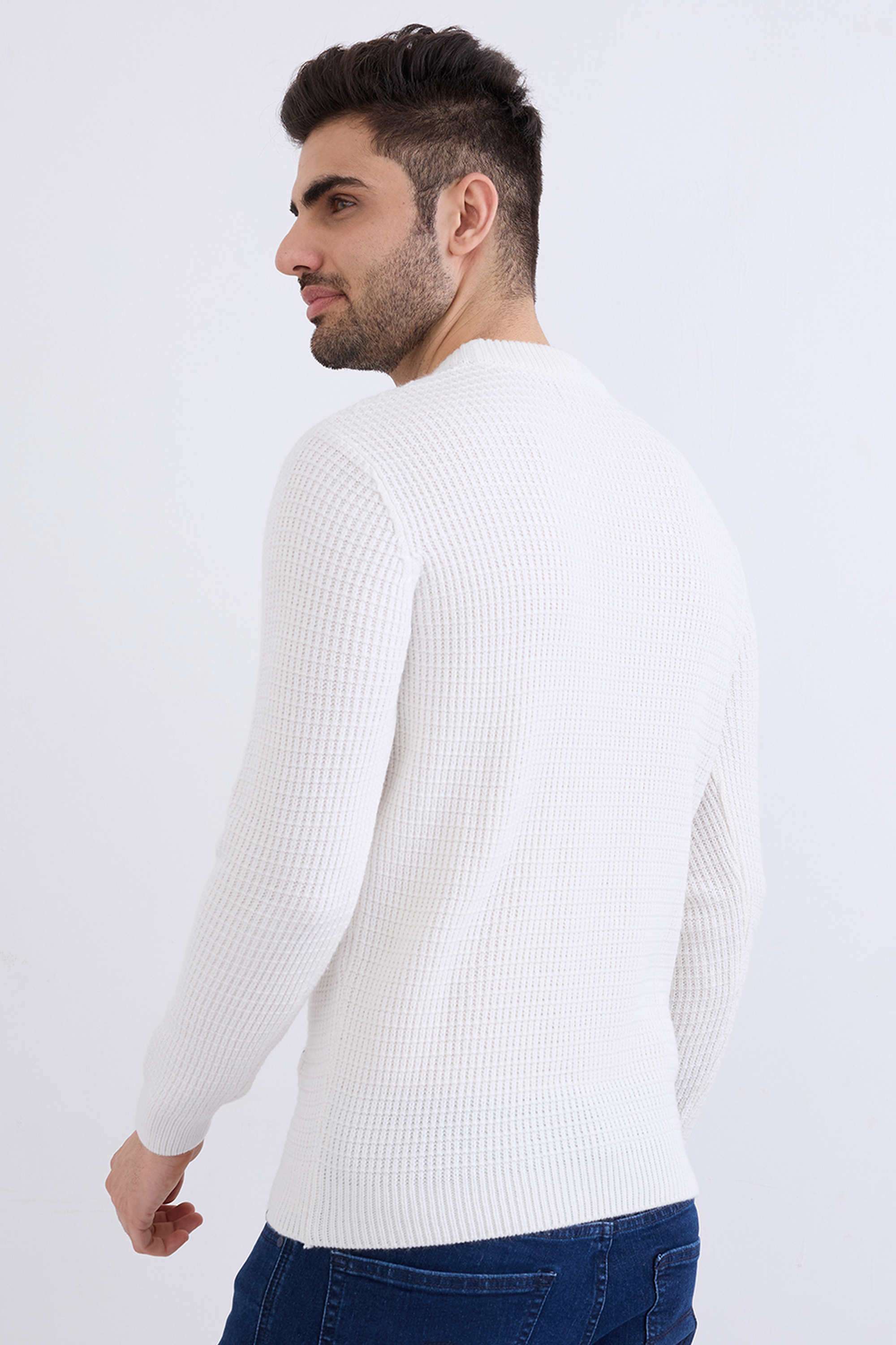 Solid-Cotton-Slim-Fit-Men-Sweater