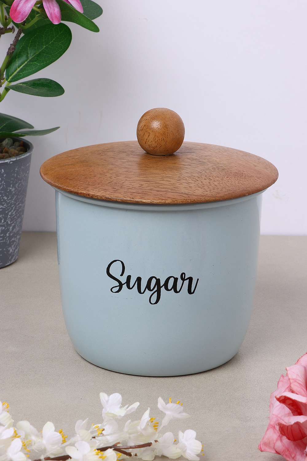 Homemade-Sugar-Container-W-Wdn-Lid-Blue