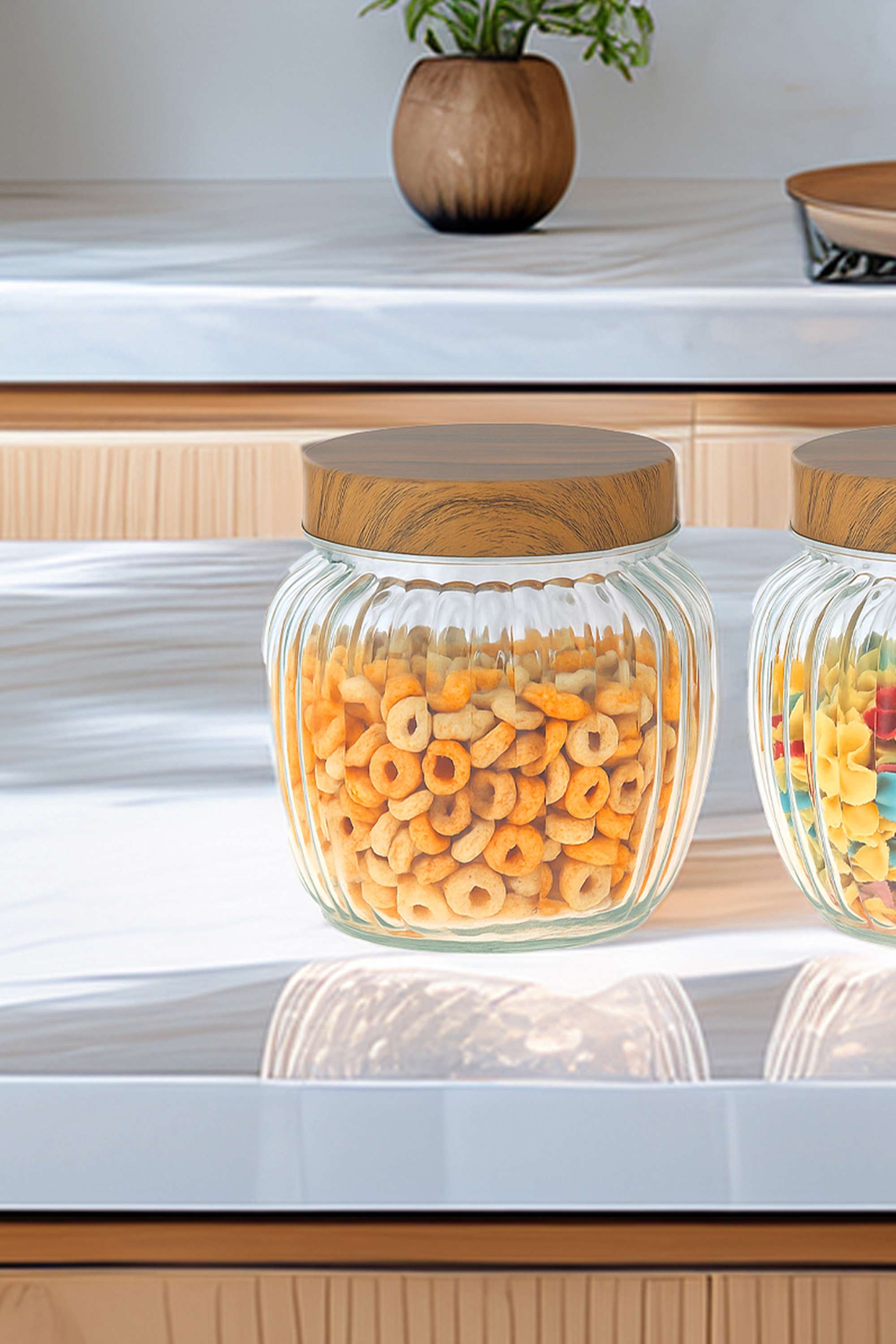 Esnl-Lino-Glass-Jar-W-Metal-Lid-1350Ml