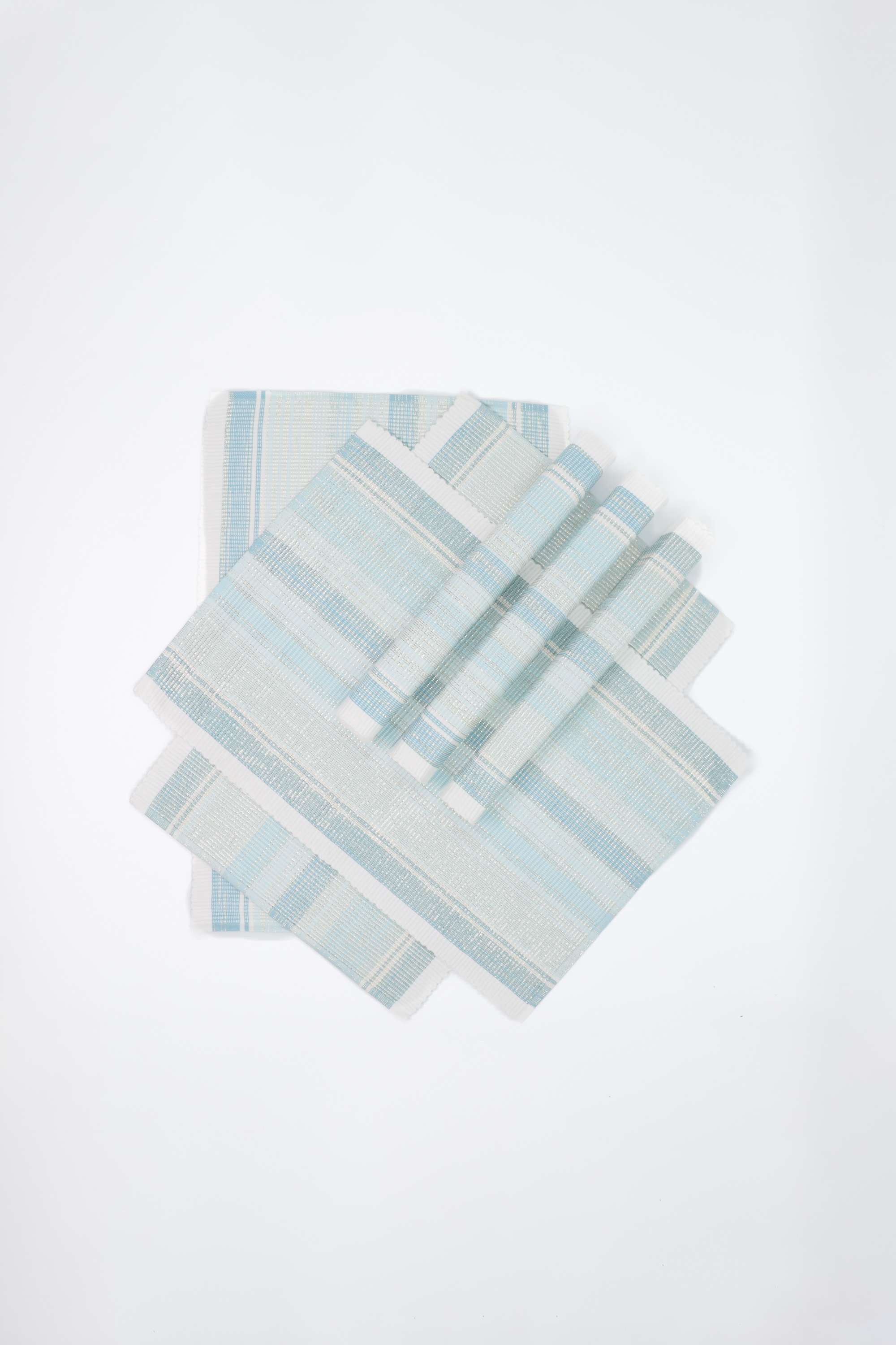 Aurora-Stripes-Aqua-Set-of-6---33-x-48-cm