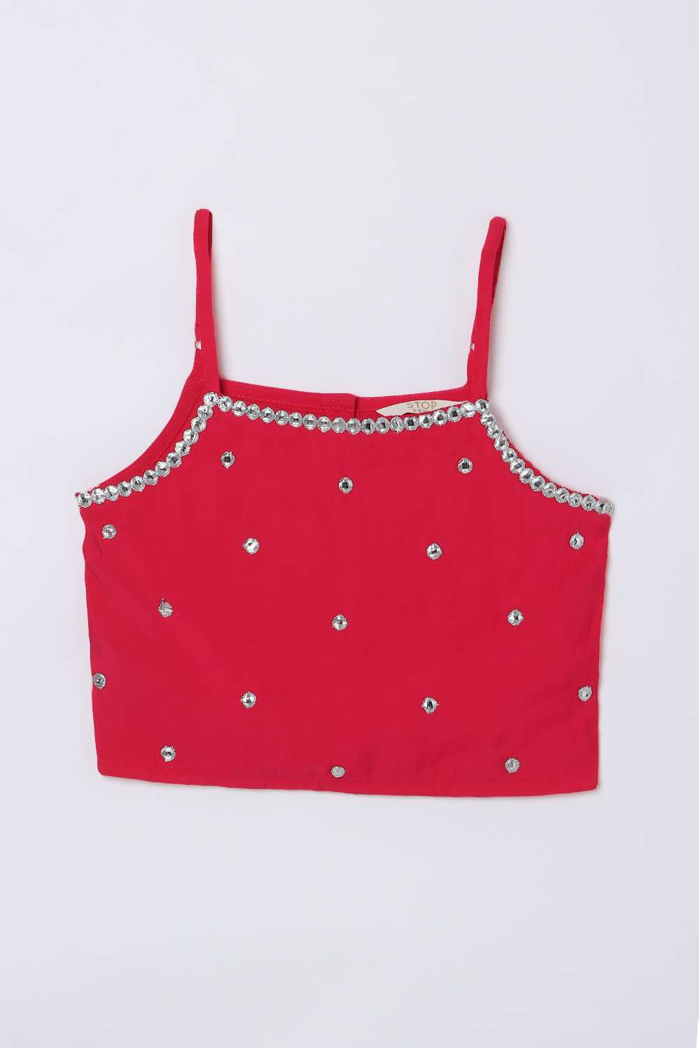 Blended-Fabric-Regular-Fit-Girls-Lehenga-Choli-Set