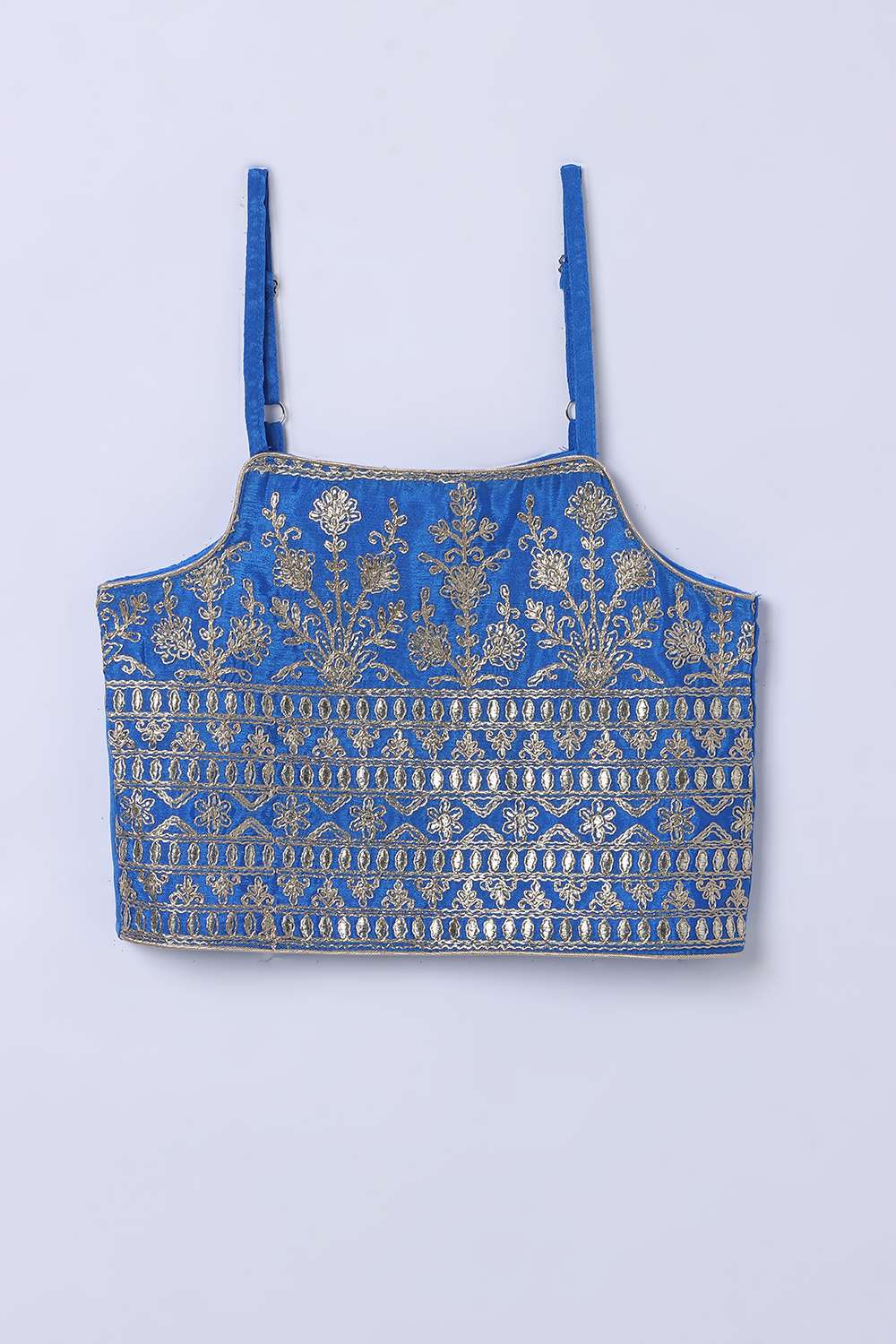 Blended-Fabric-Regular-Fit-Girls-Lehenga-Choli-Set