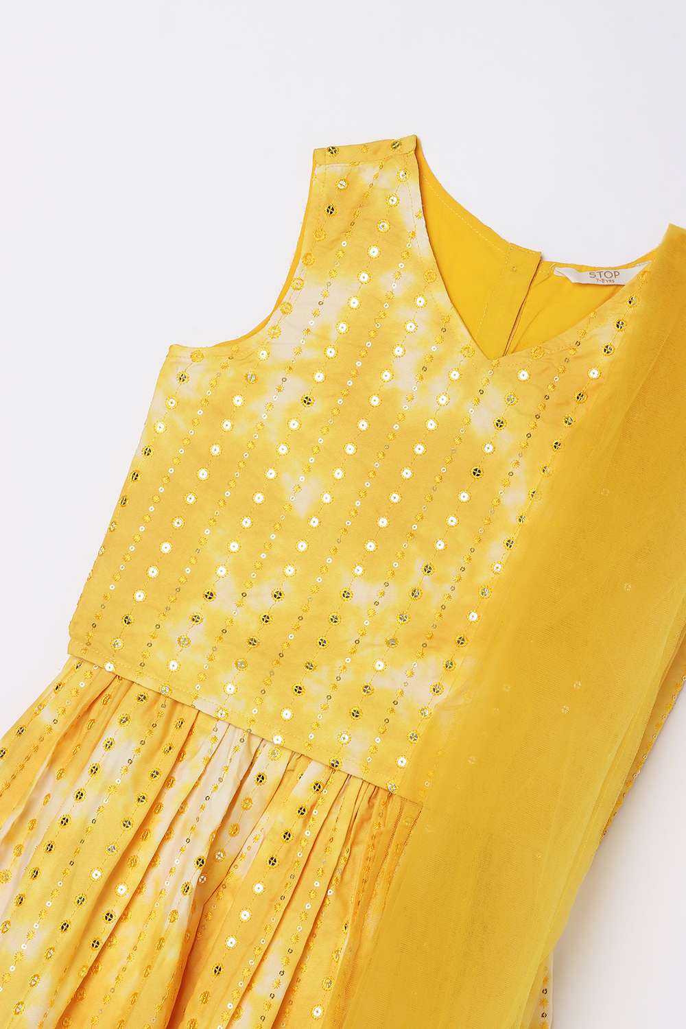 Blended-Fabric-Regular-Fit-Girls-Lehenga-Choli-Set