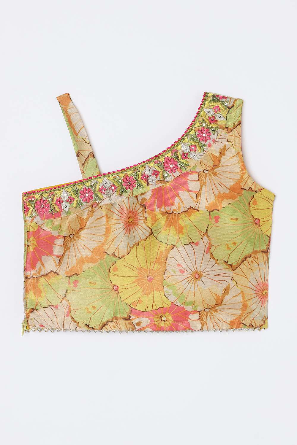 Printed-Polyester-Regular-Fit-Girls-Lehenga-Choli-Set