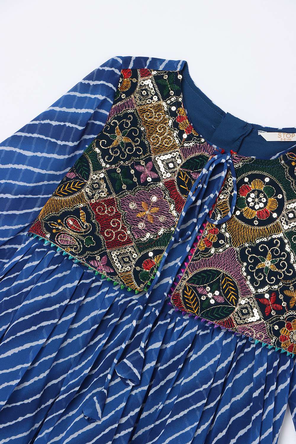 Blended-Fabric-Regular-Fit-Girls-Dress