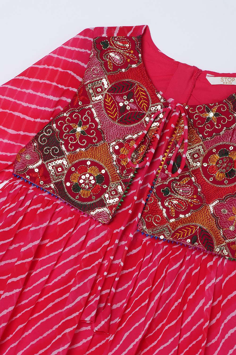 Blended-Fabric-Regular-Fit-Girls-Dress