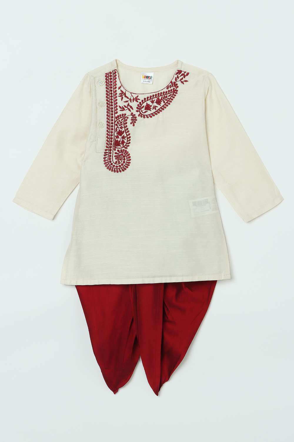 Solid-Blended-Fabric-Boys-Kurta-Set