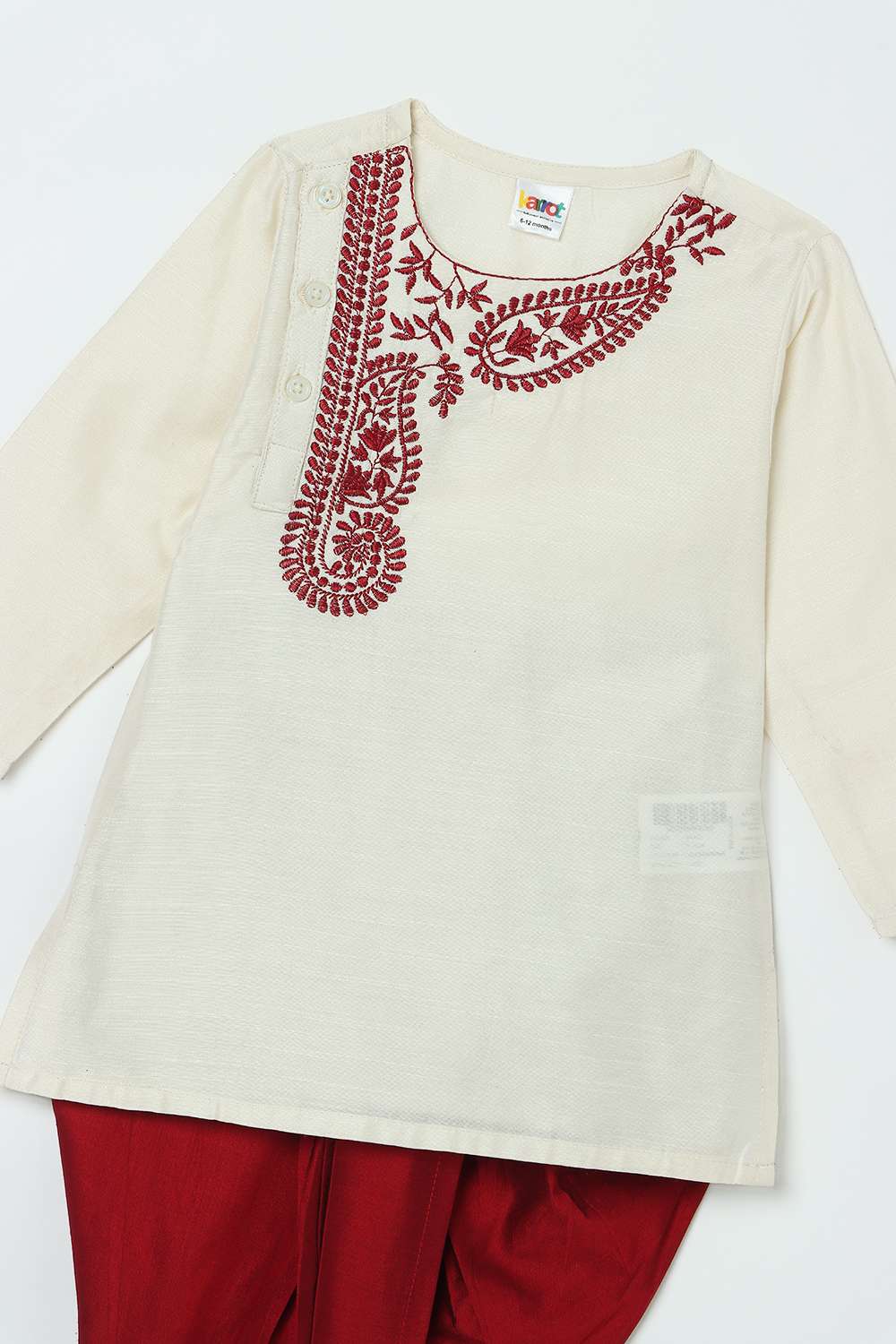 Solid-Blended-Fabric-Boys-Kurta-Set