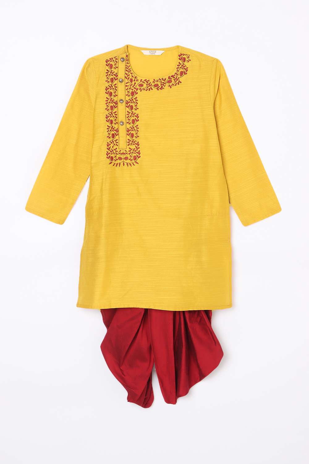 Blended-Fabric-Regular-Fit-Boys-Dhoti-Set