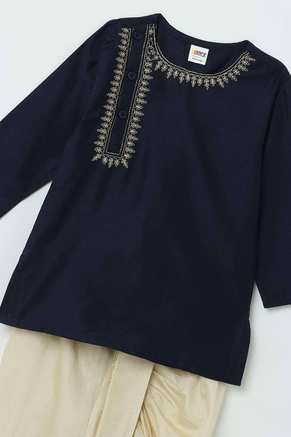 Solid-Blended-Fabric-Boys-Kurta-Set